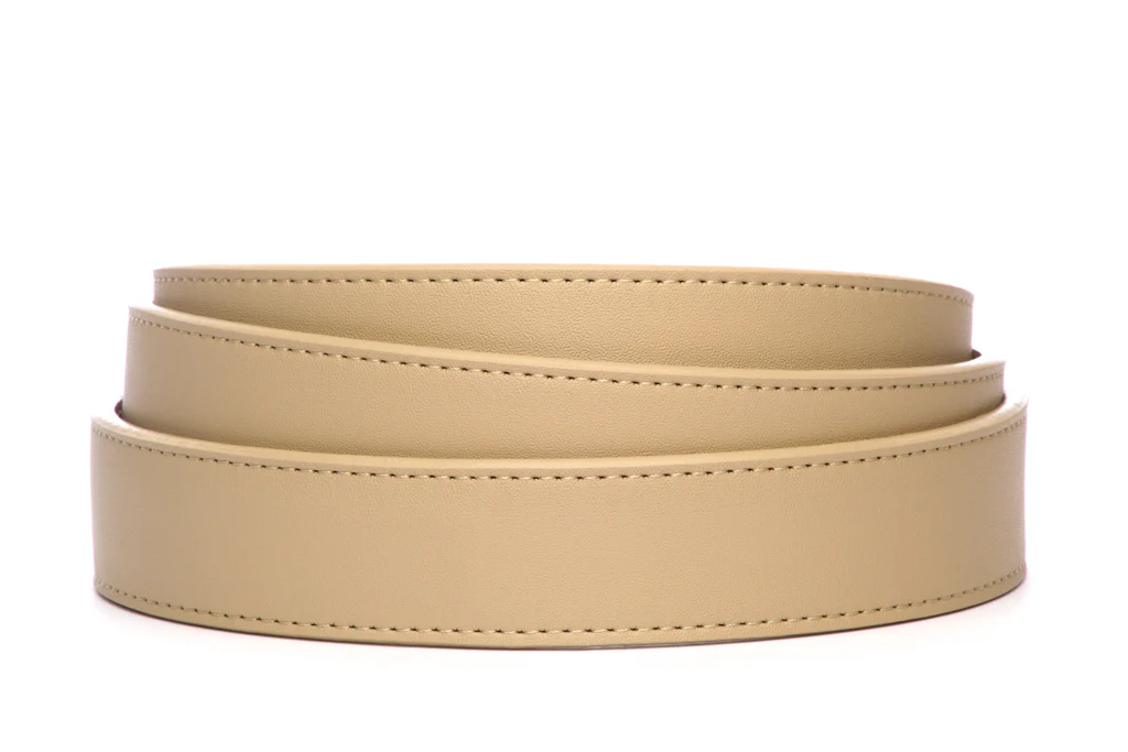 1.25" Beige Vegan Leather Strap