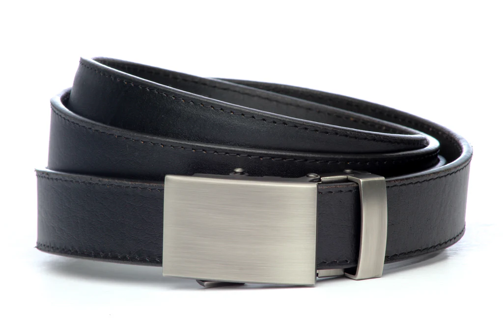 1.25" Black Buffalo Leather w/buckle - Image 3