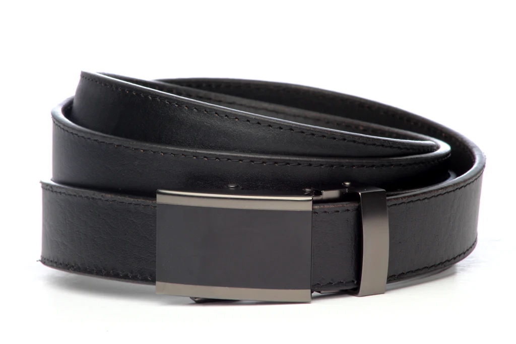 1.25" Black Buffalo Leather w/buckle - Image 4