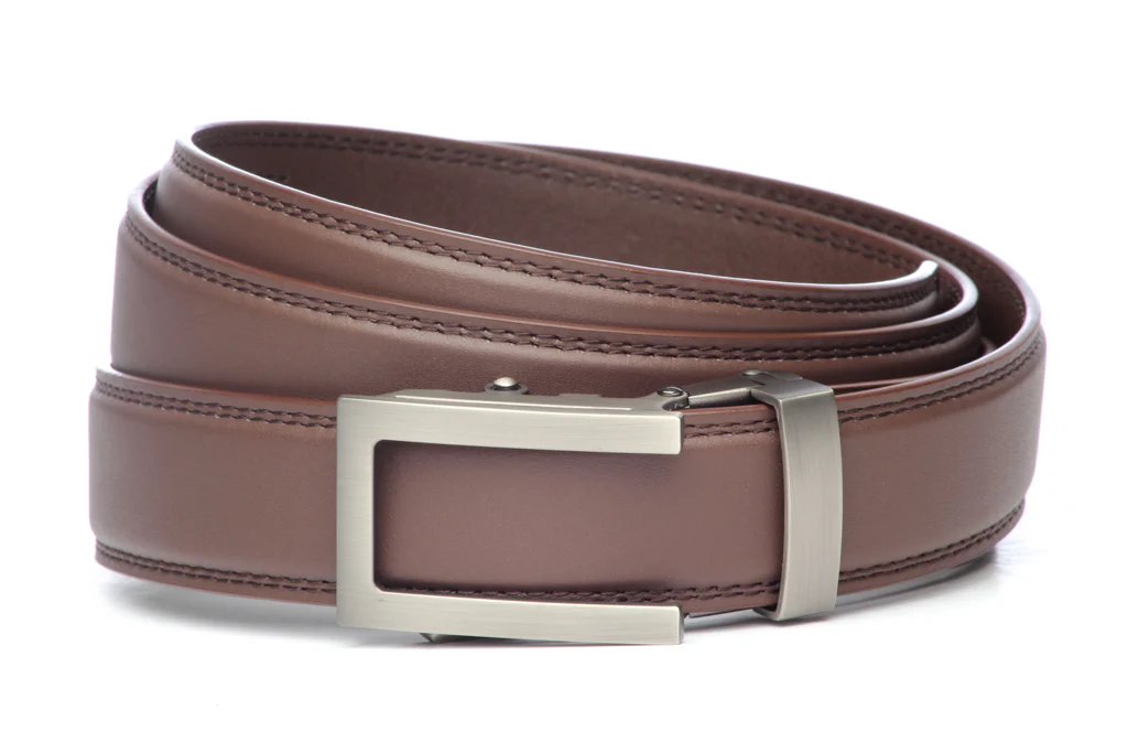 1.25" Chocolate Leather w/buckle - Image 5