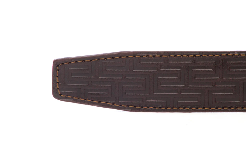 1.25" Chocolate Vegetable Tanned Leather - Signature Strap - Image 2
