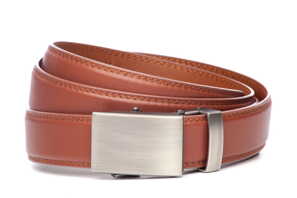 1.25" Cognac Leather w/ buckle... - Image 4