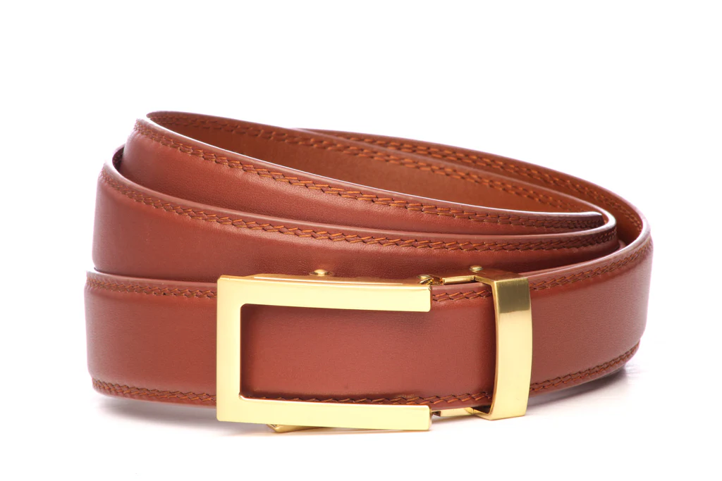 1.25" Cognac Leather w/ buckle... - Image 5