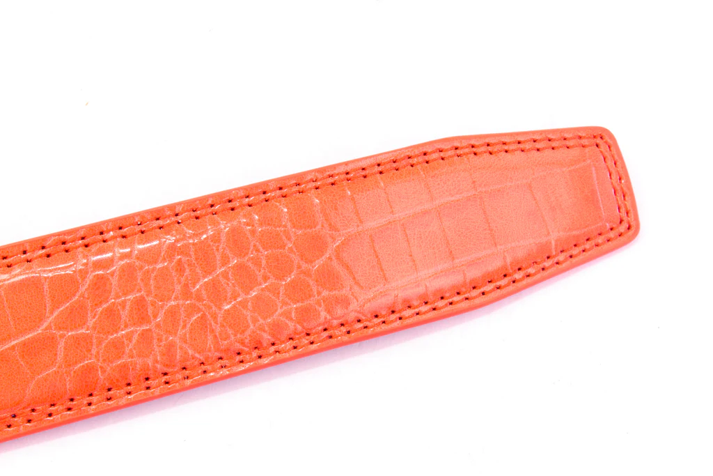 1.25" Coral Faux Gator Strap - Image 4