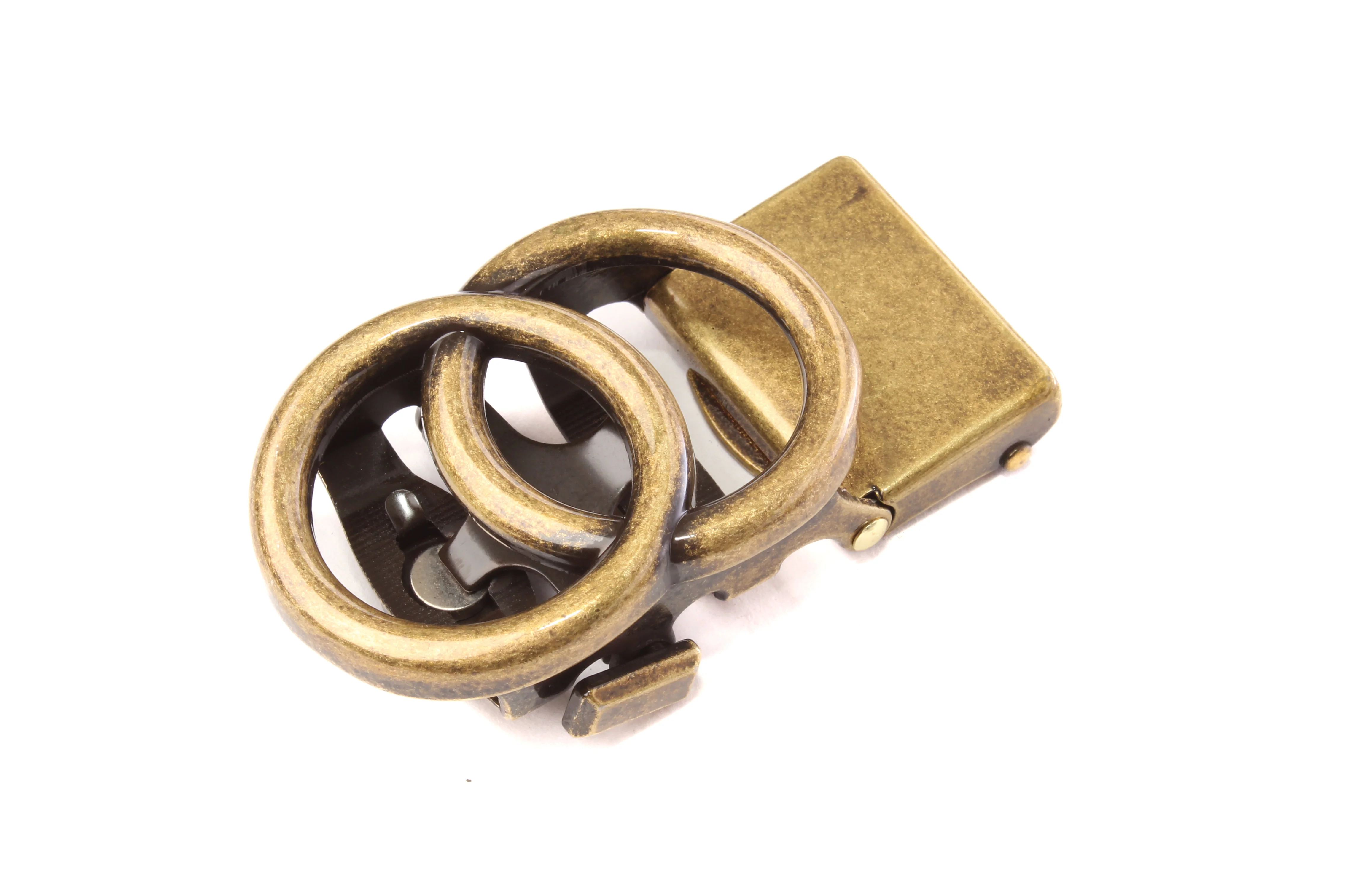 1.25" Double-O in Antiqued Gold - Image 3