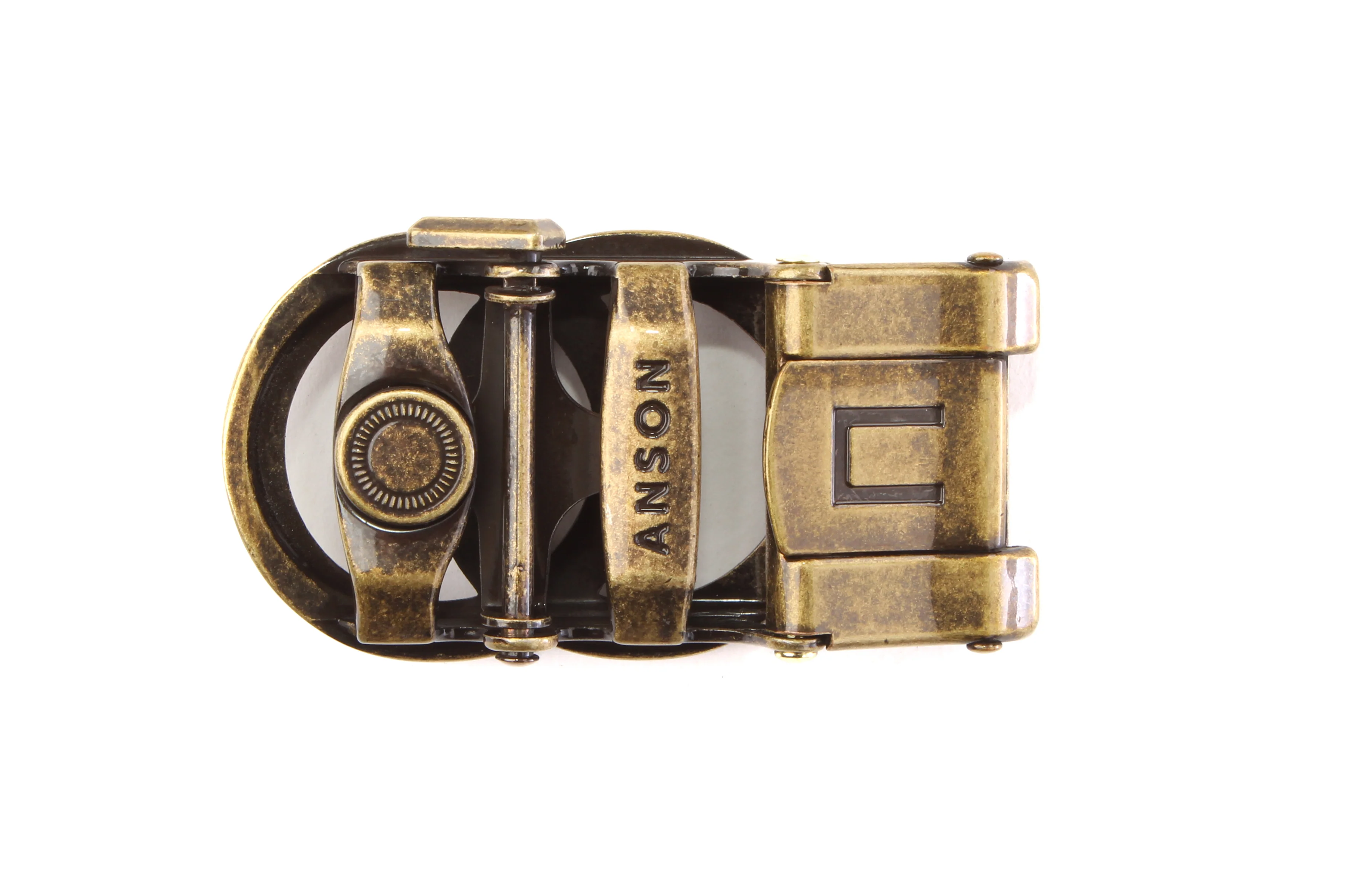 1.25" Double-O in Antiqued Gold - Image 4