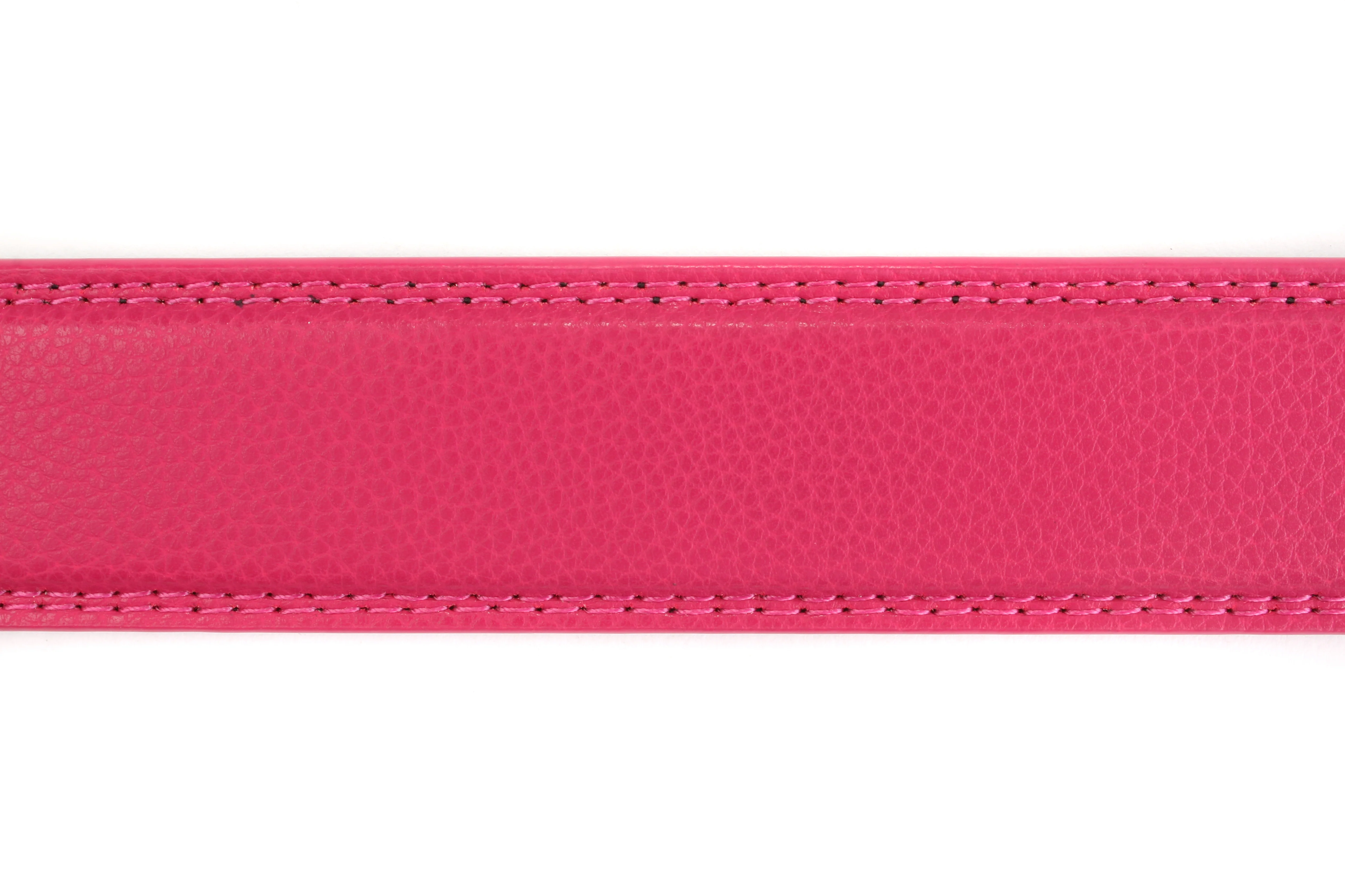 1.25" Hot Pink Vegan Leather Strap - Image 3