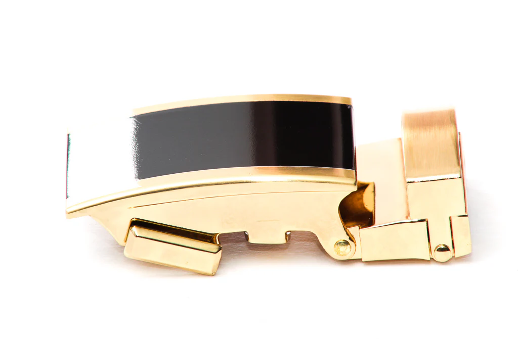1.25" Onyx Buckle in Gold - Image 3