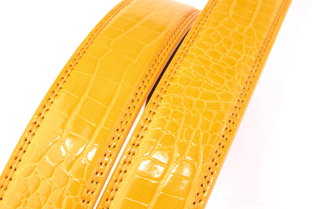 1.25" Orange Faux Gator Strap - Image 4