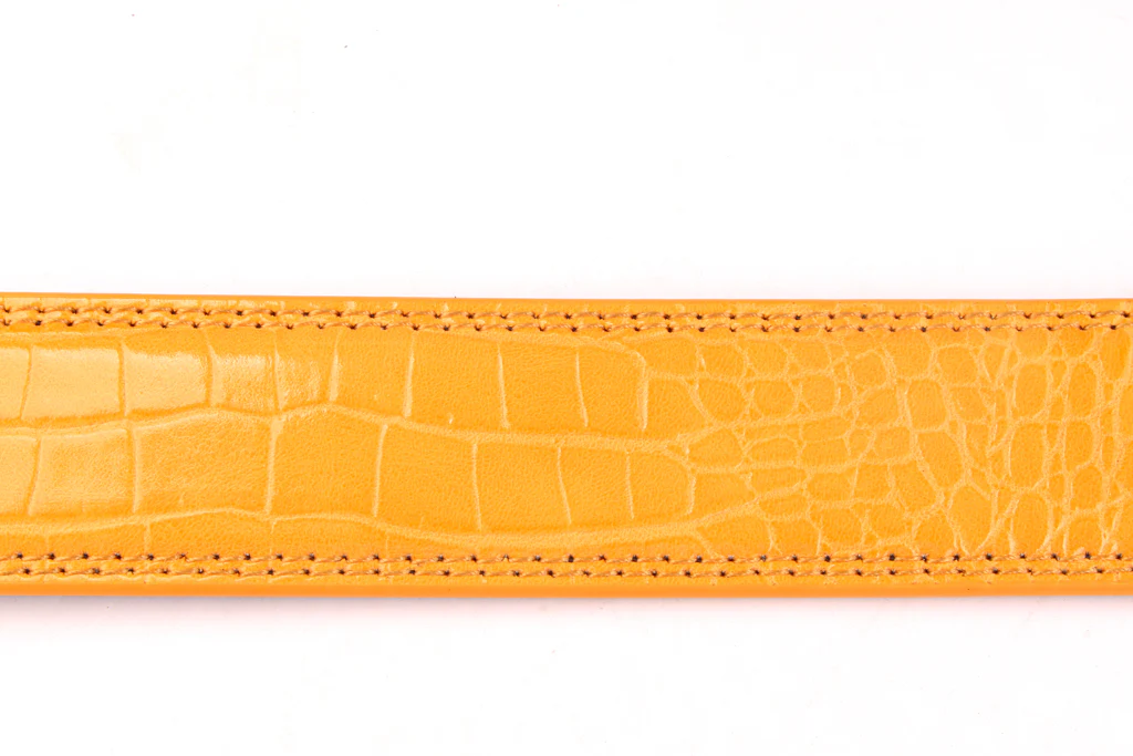 1.25" Orange Faux Gator Strap - Image 6