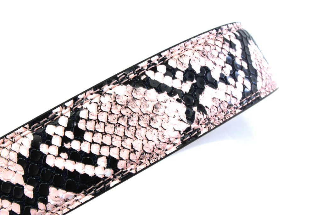 1.25" Pink Boa Print Strap - Image 4