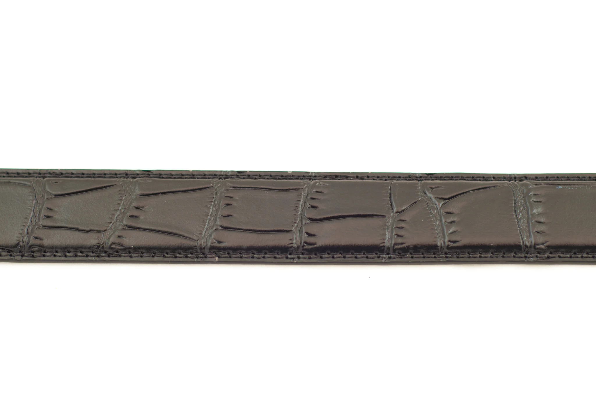 1.25" Black Faux Croc Strap - Image 2