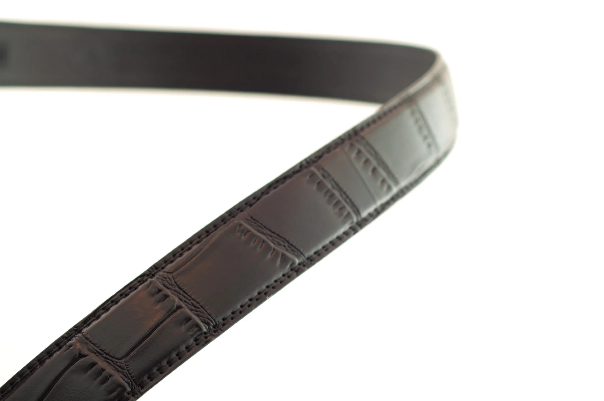 1.25" Black Faux Croc Strap - Image 3