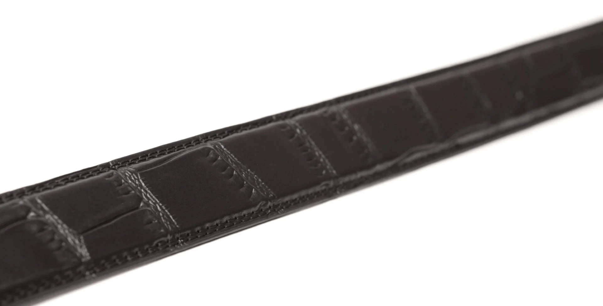 1.25" Black Faux Croc Strap - Image 5