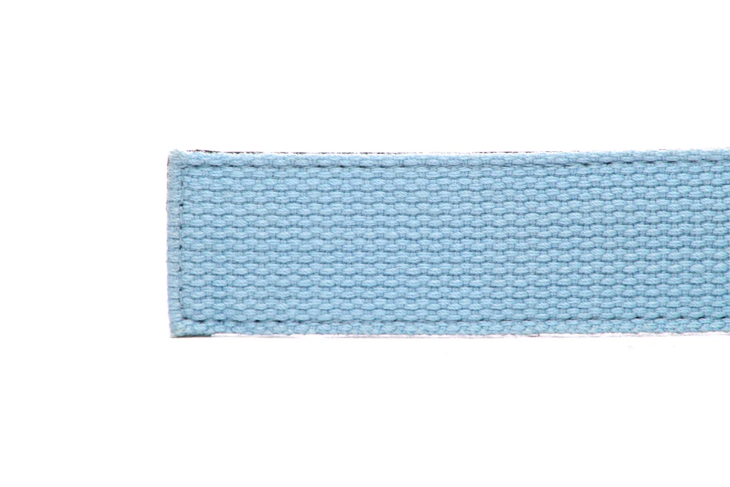 1.25" Light Blue Canvas Strap - Image 2