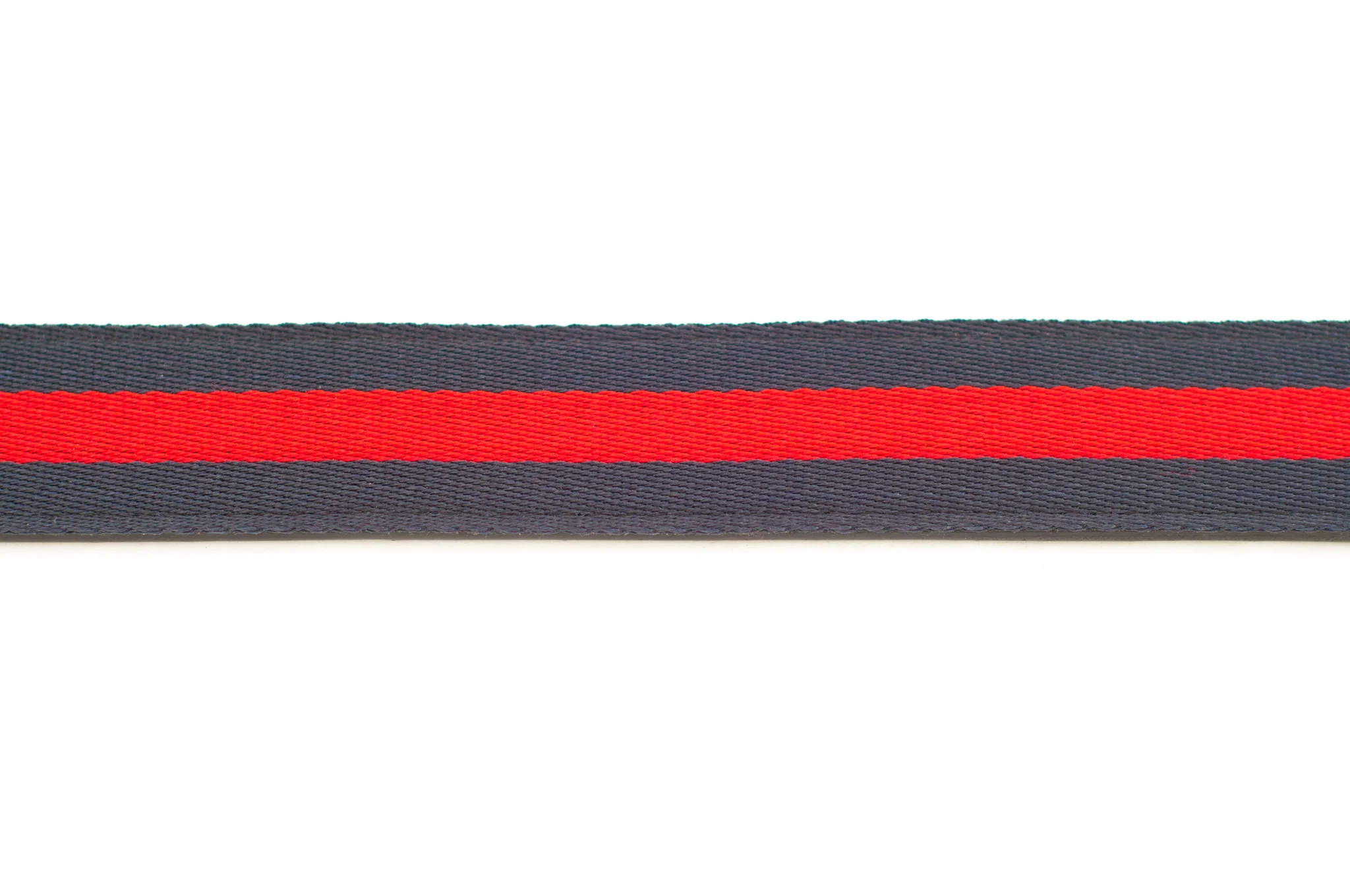 1.25" Navy-Red Stripe Cloth Strap - Image 3
