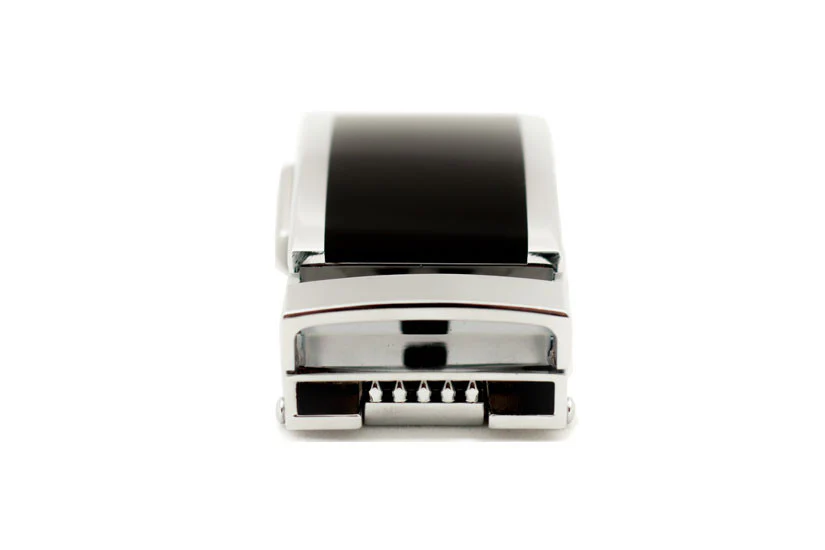 1.25" Onyx Buckle in Silver - Image 4