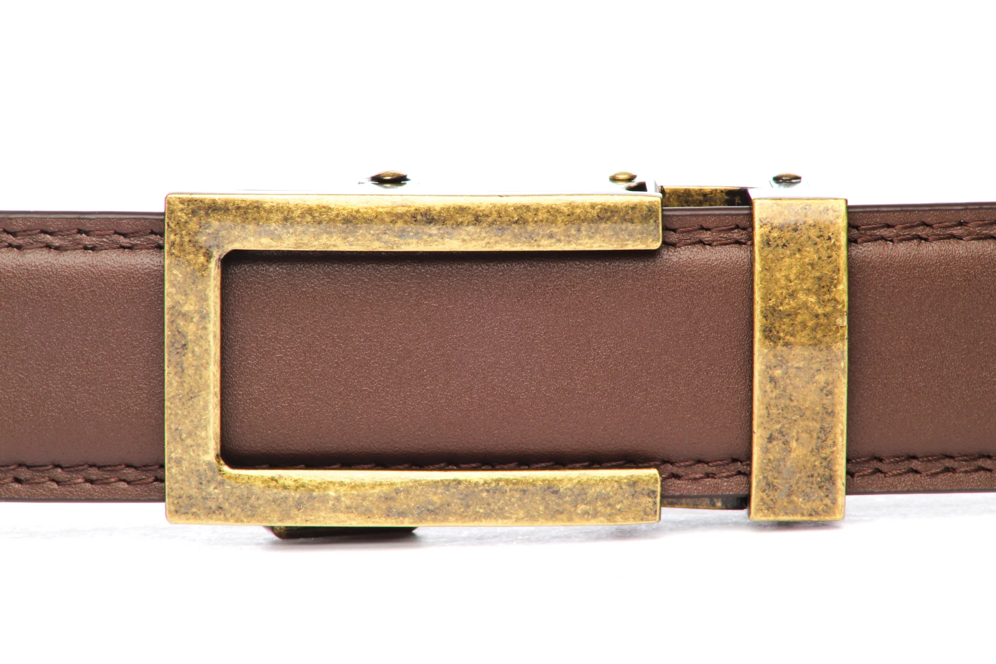1.25" Traditional Buckle in Antiqued Gold - Image 6