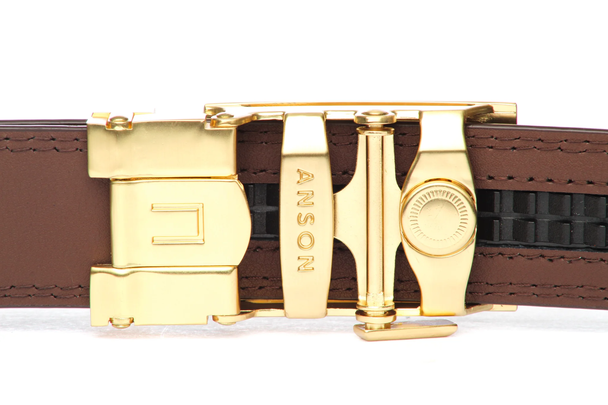 1.25" Traditional Buckle in Matte Gold - Image 4