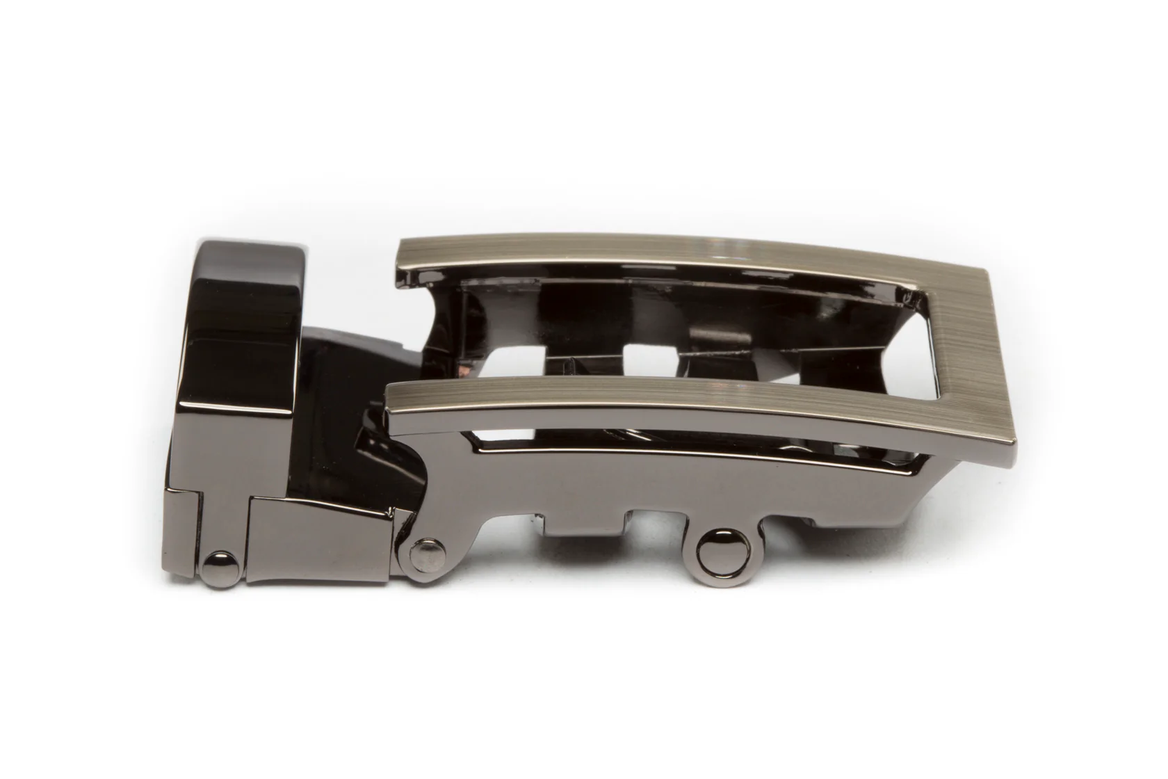 1.25" Traditional Buckle in Formal Gunmetal - Image 3