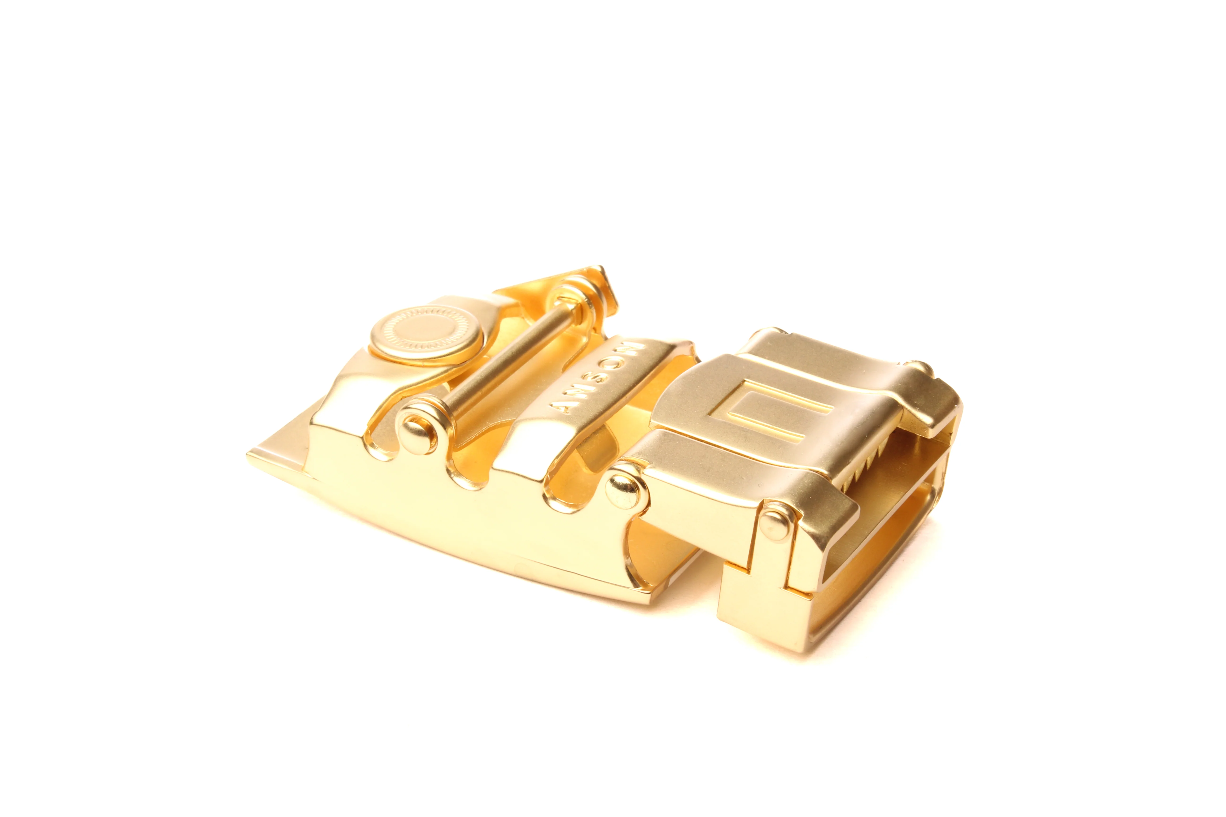 1.25" White Onyx Buckle in Gold - Image 4