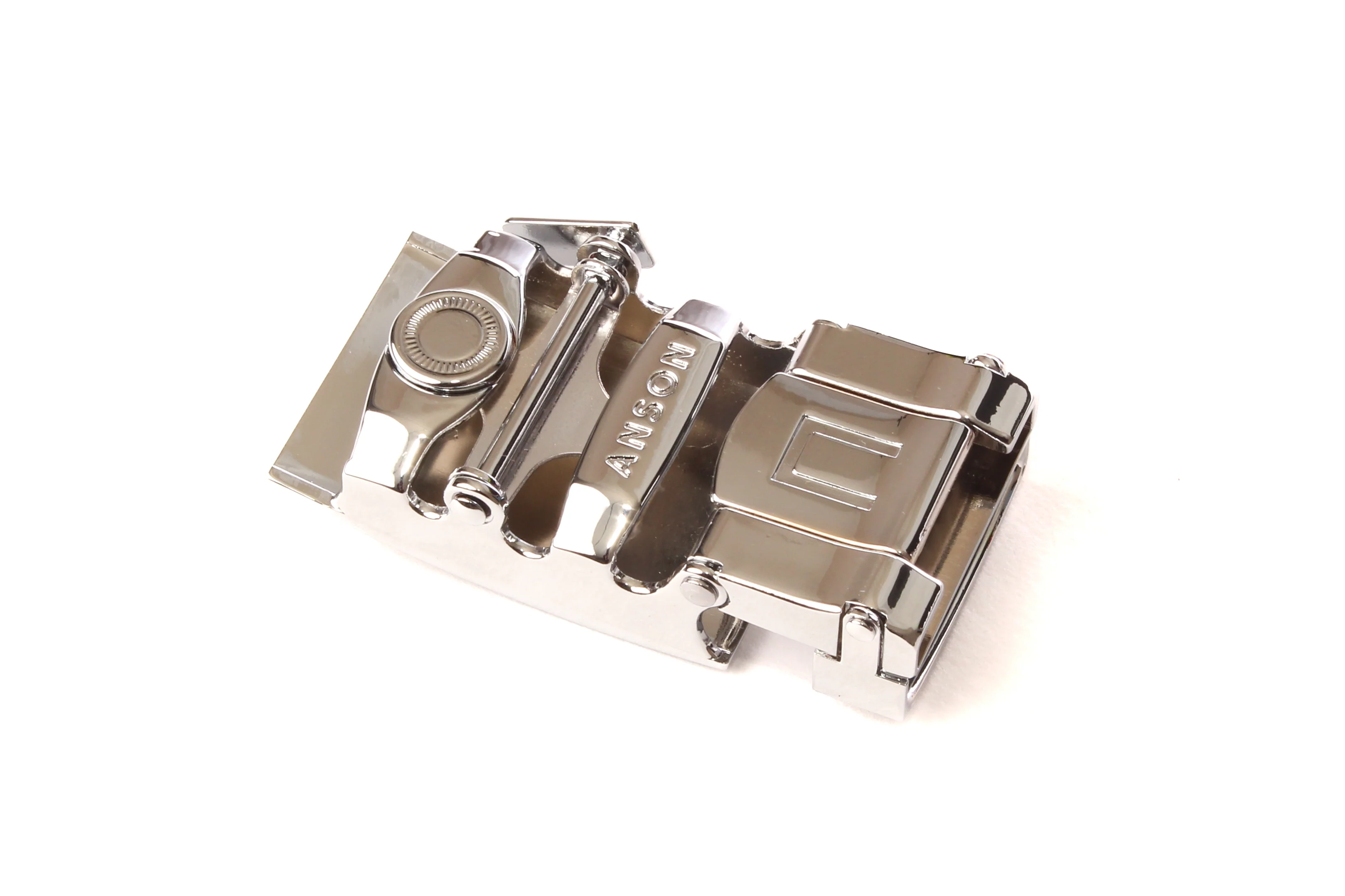 1.25" White Onyx Buckle in Silver - Image 3