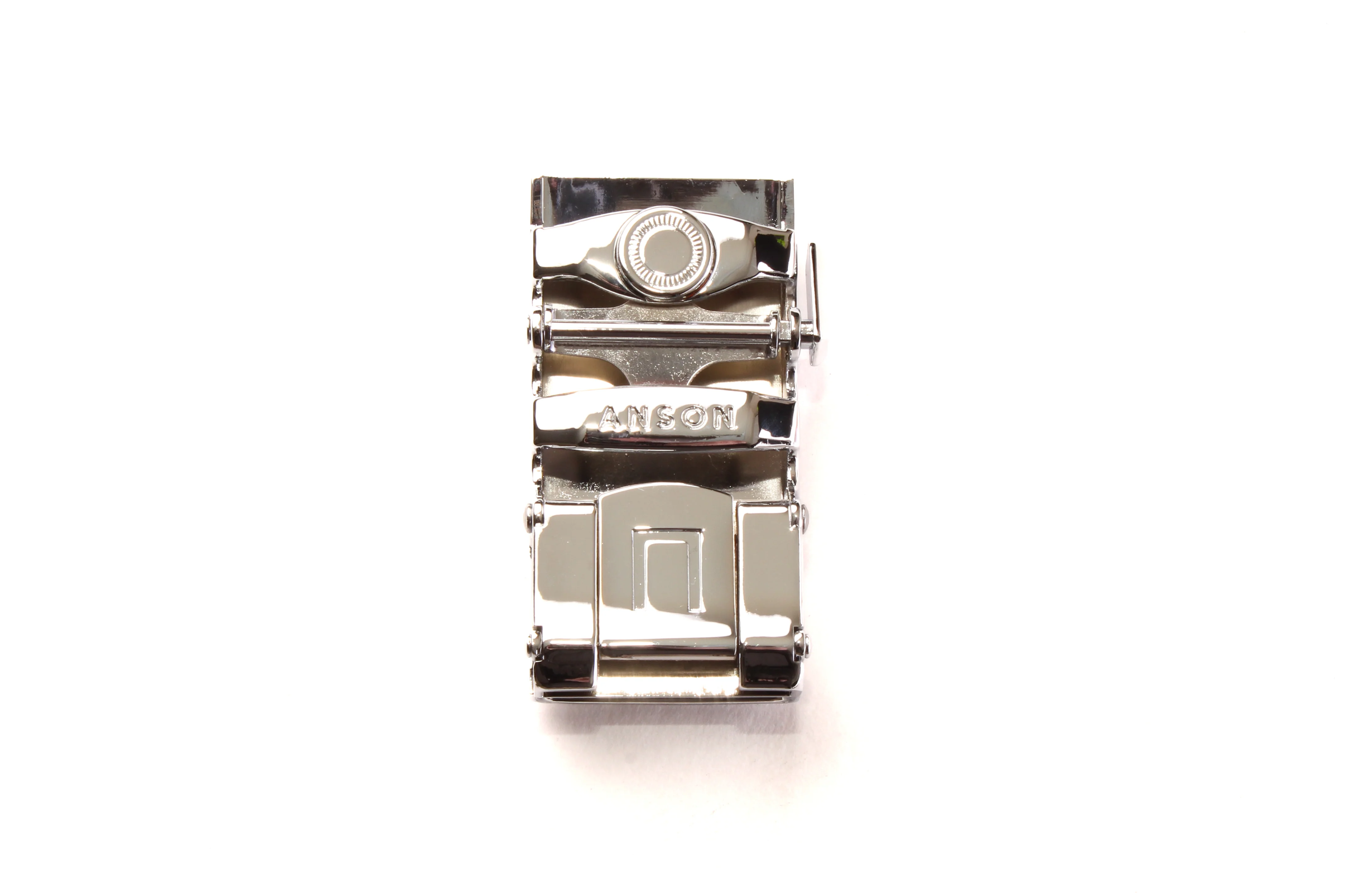 1.25" White Onyx Buckle in Silver - Image 5