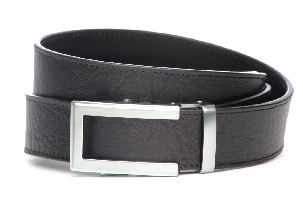 1.5" Black Buffalo Vegetable Tanned Leather w/buckle - Image 3