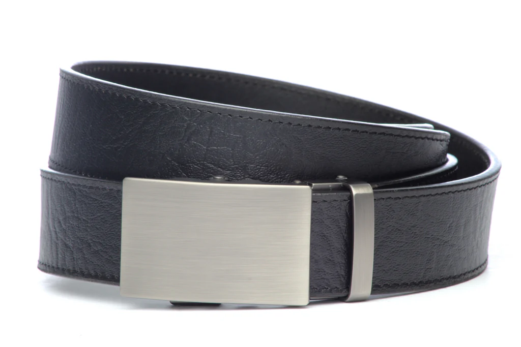 1.5" Black Buffalo Vegetable Tanned Leather w/buckle - Image 5