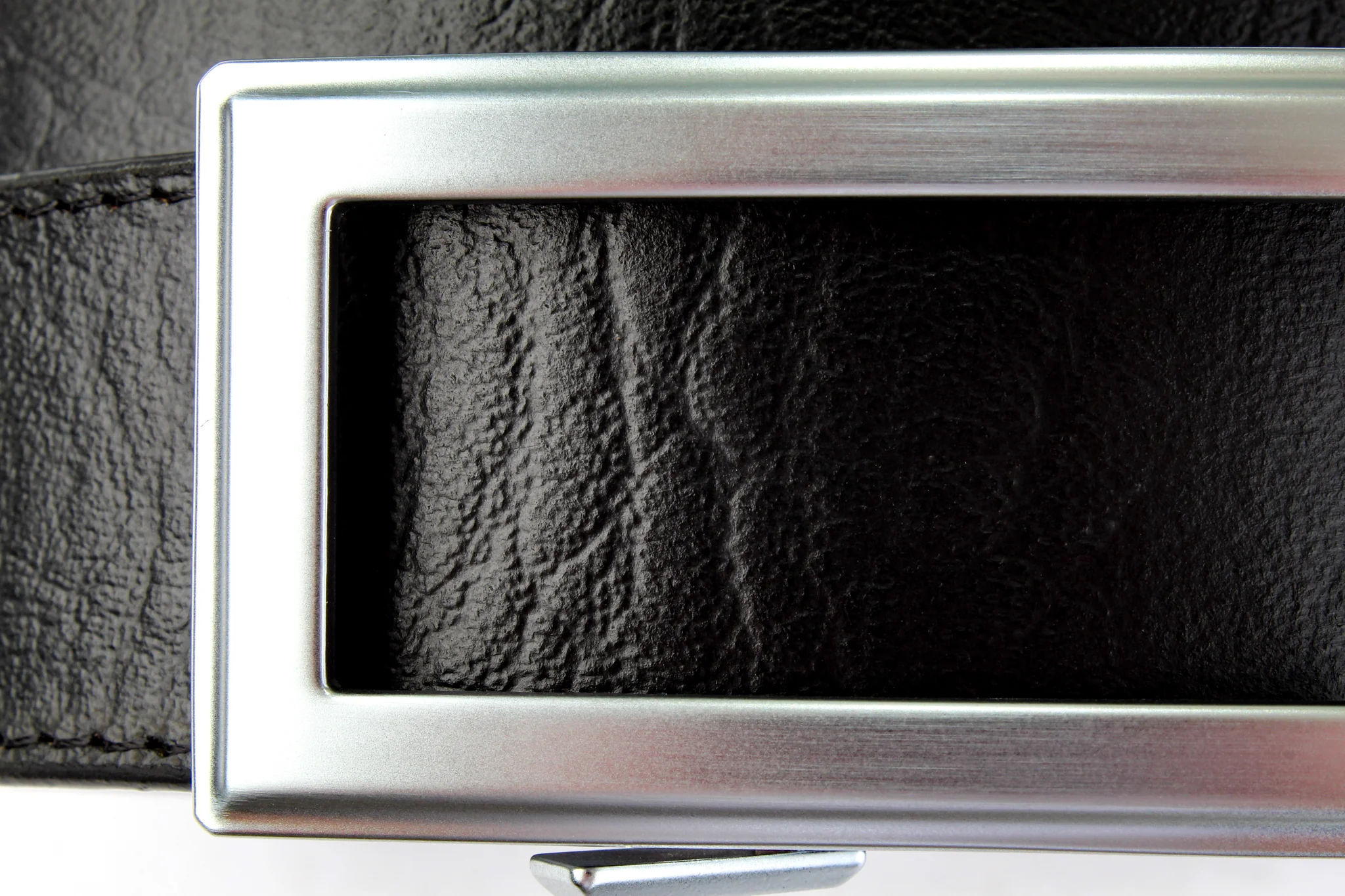 1.5" Black Buffalo Vegetable Tanned Leather w/Traditional in Silver Buckle - Image 13