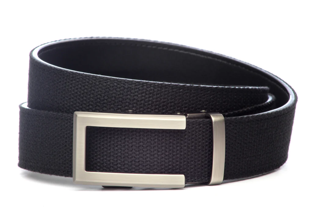 1.5" Black Canvas w/buckle - Image 5