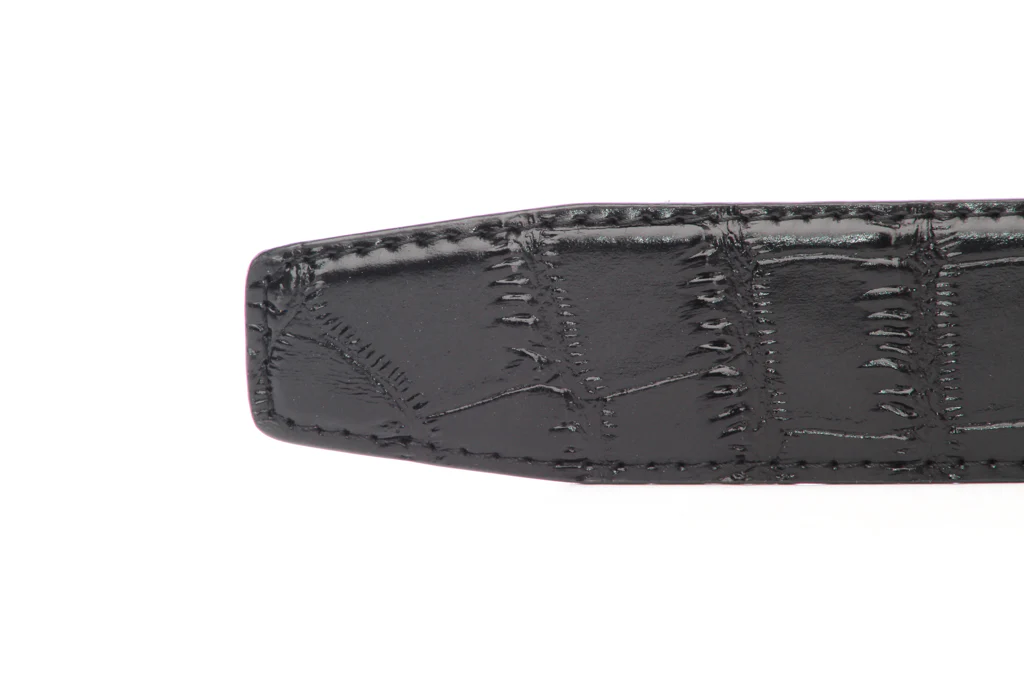 1.5" Black Faux Croc Strap - Image 2