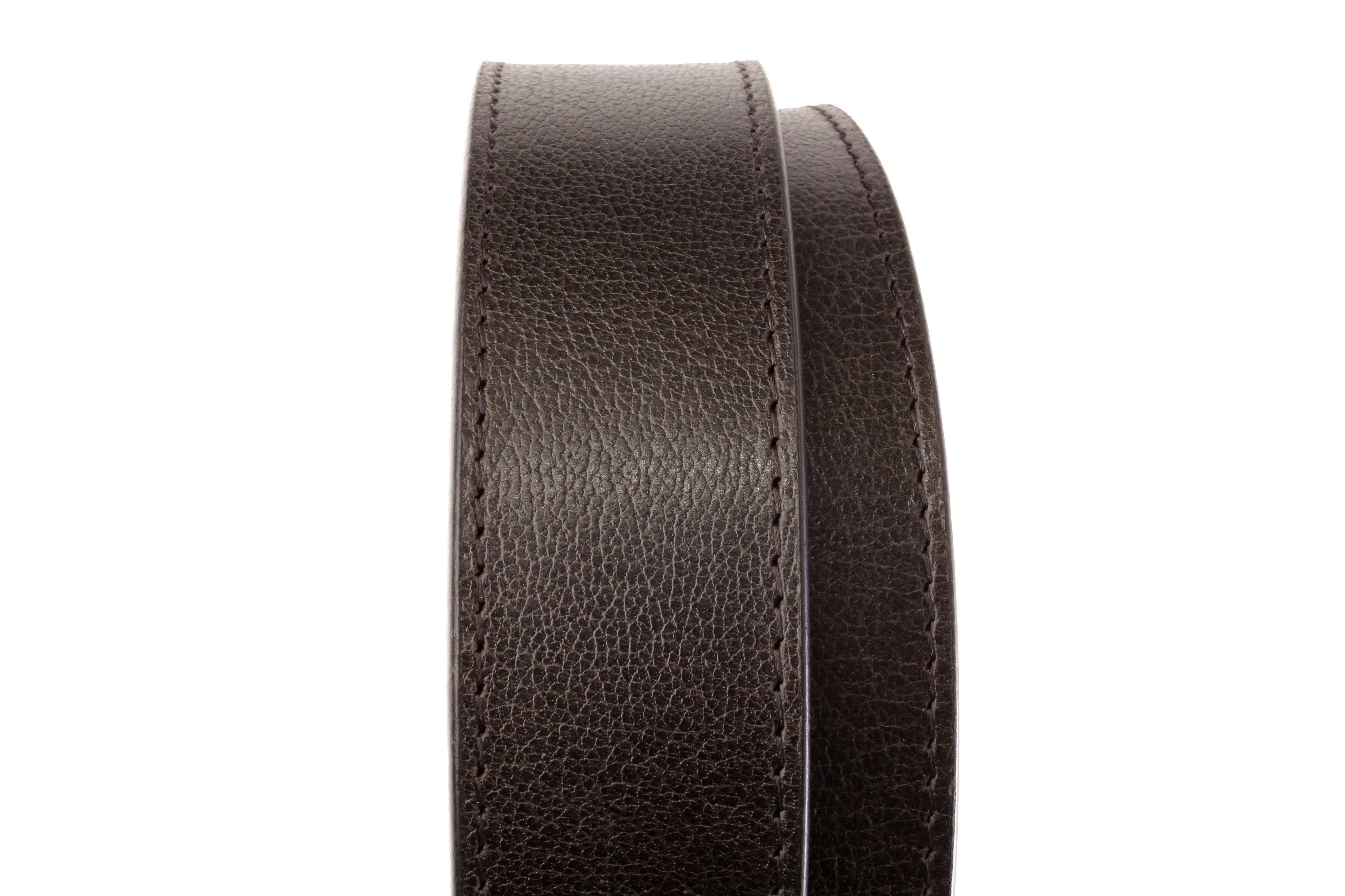 1.5" Black Heritage Buffalo Vegetable Tanned Leather Strap - Image 3