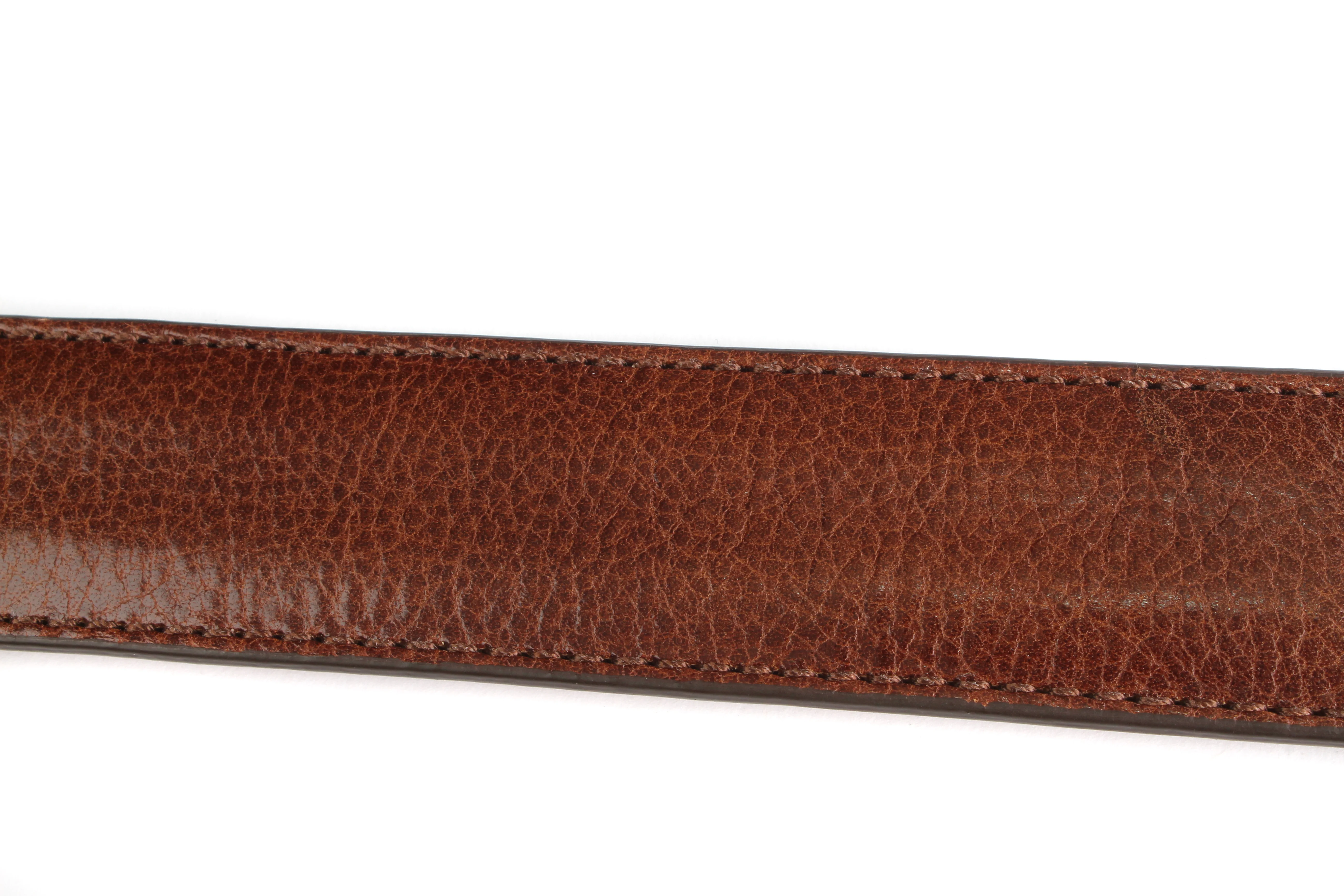 1.5" Brown Italian Calfskin Strap - Image 4