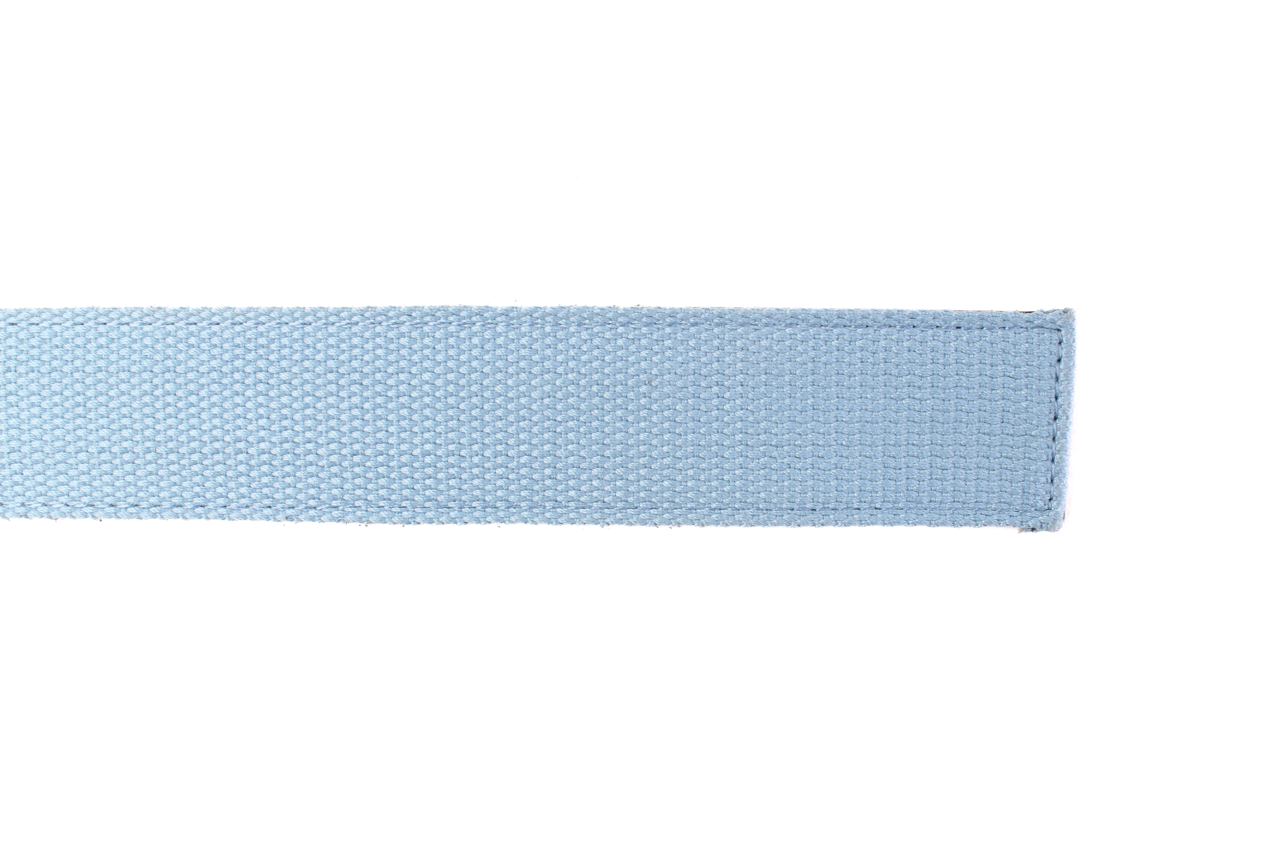 1.5" Light Blue Canvas Strap - Image 4