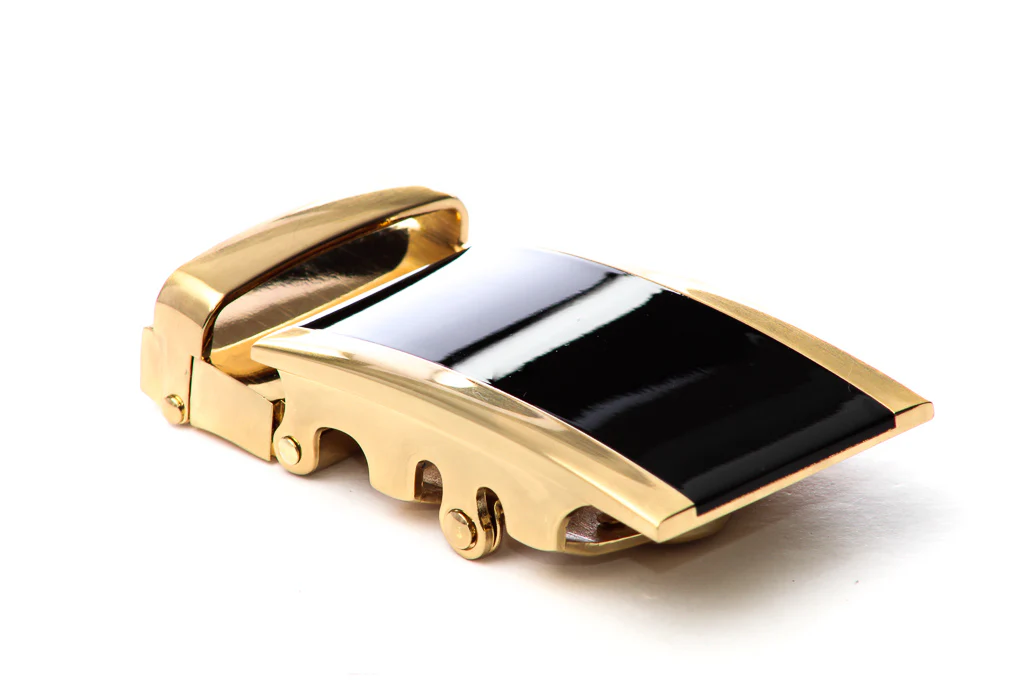1.5" Onyx Buckle in Gold - Image 4