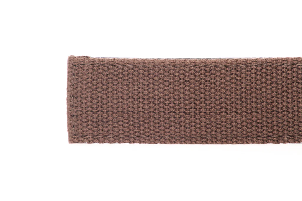 1.5" Brown Canvas Strap - Image 3