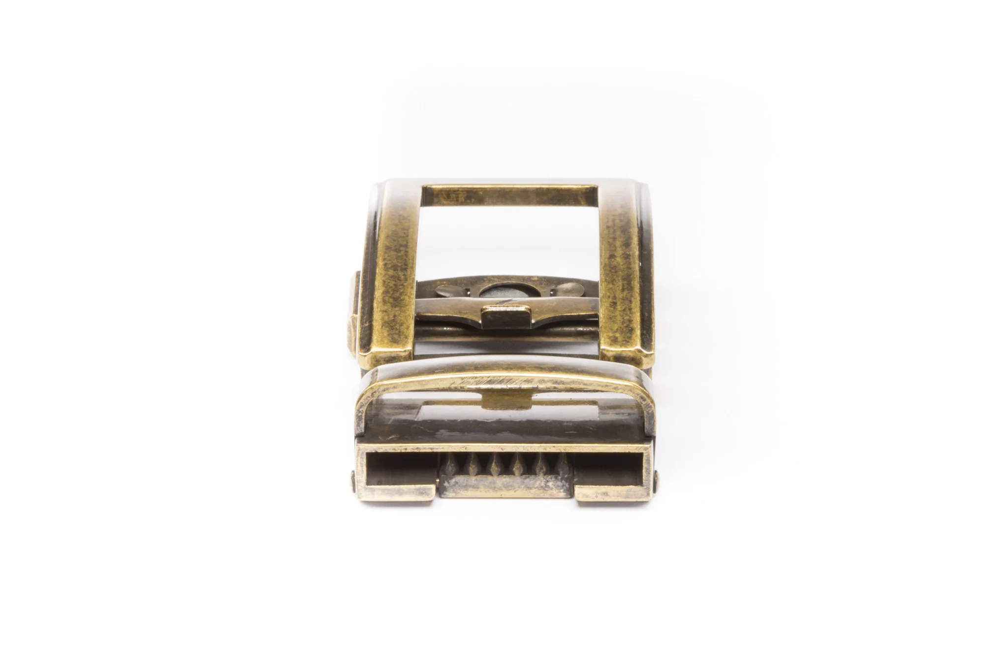 1.5" Traditional Buckle in Antiqued Gold - Image 3
