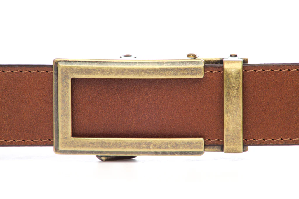 1.5" Traditional Buckle in Antiqued Gold - Image 6