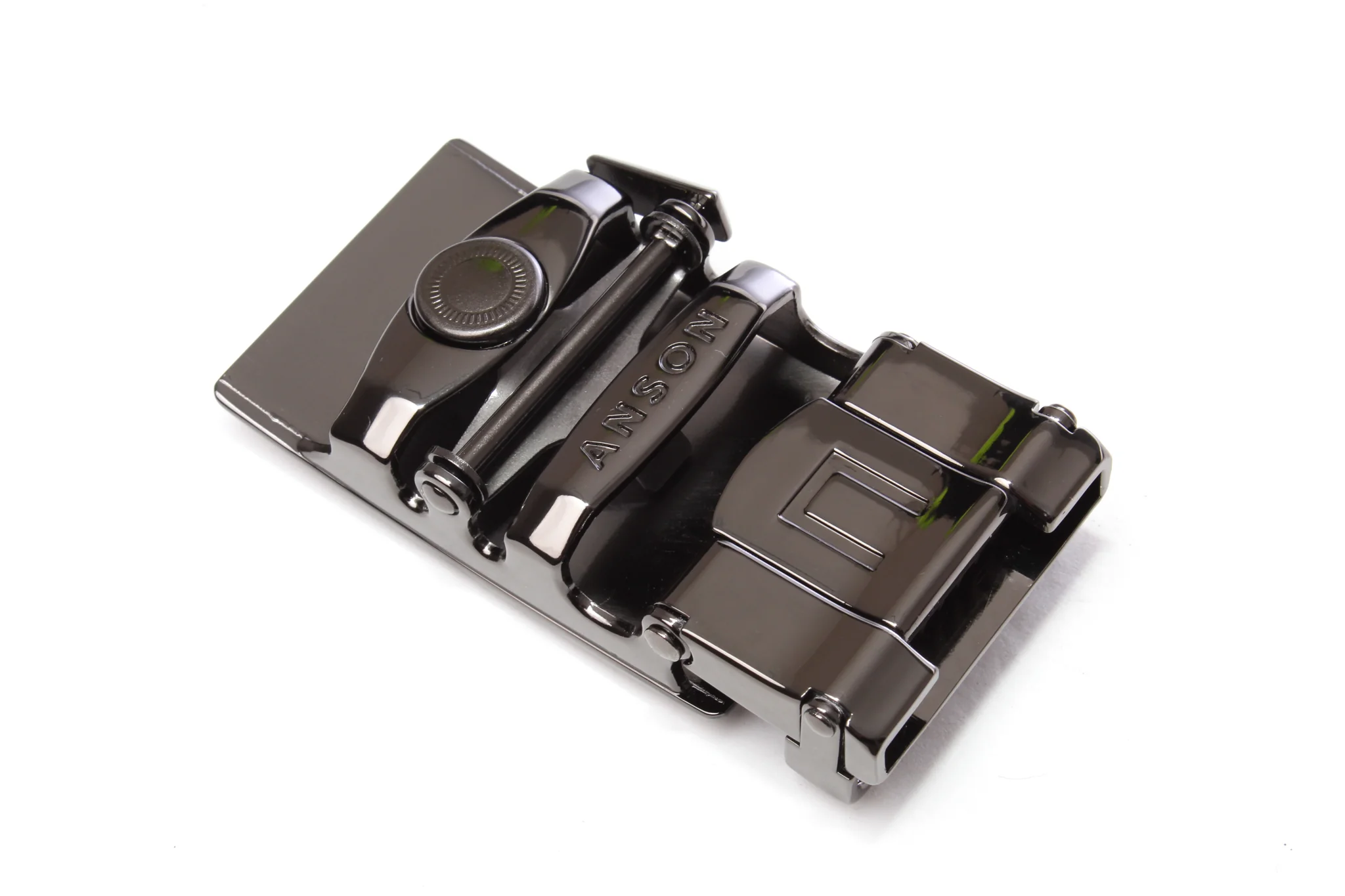 1.5" USA Flag Buckle in Smoked Gunmetal - Image 4
