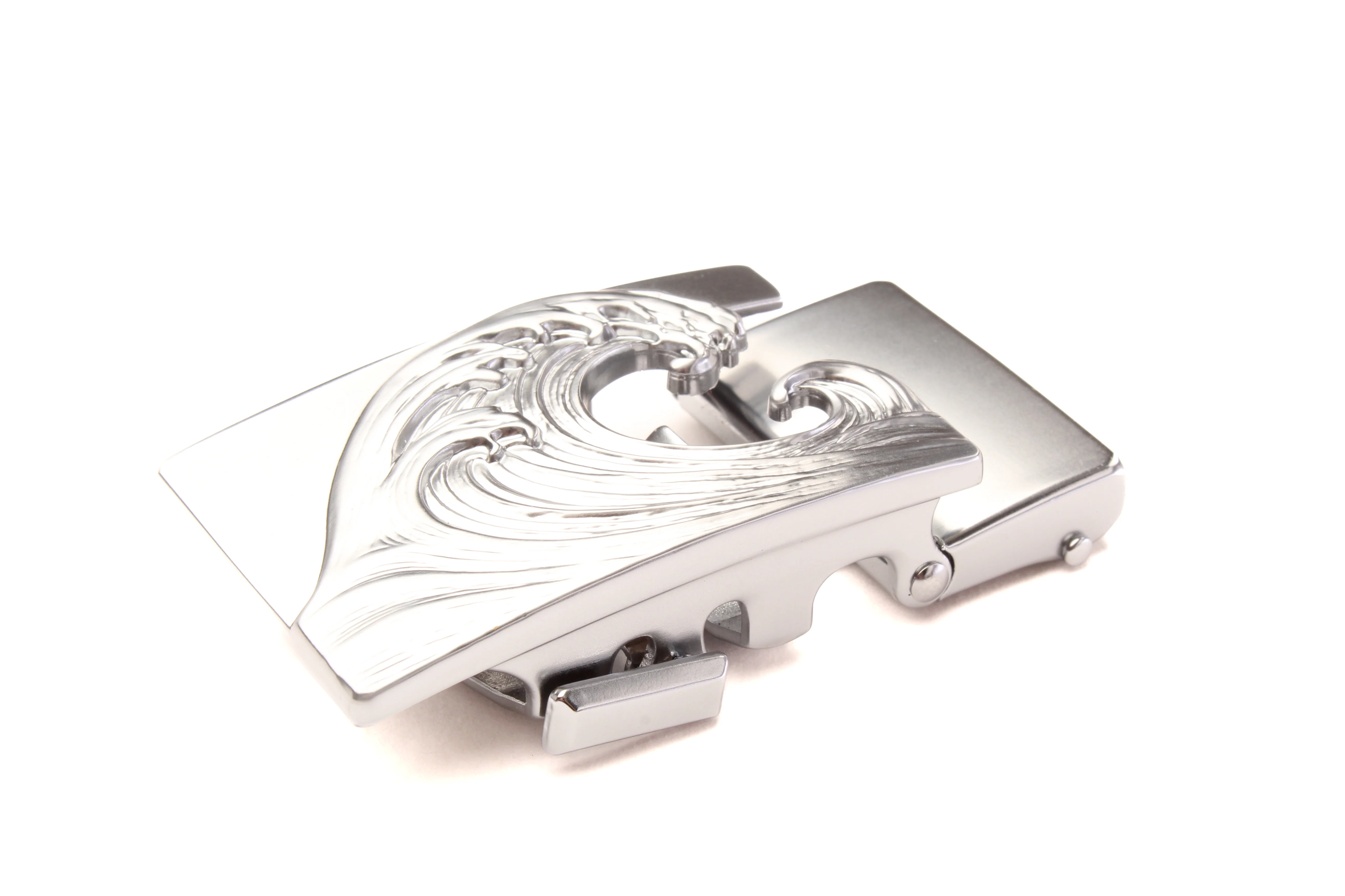 1.5" Wave in Silver