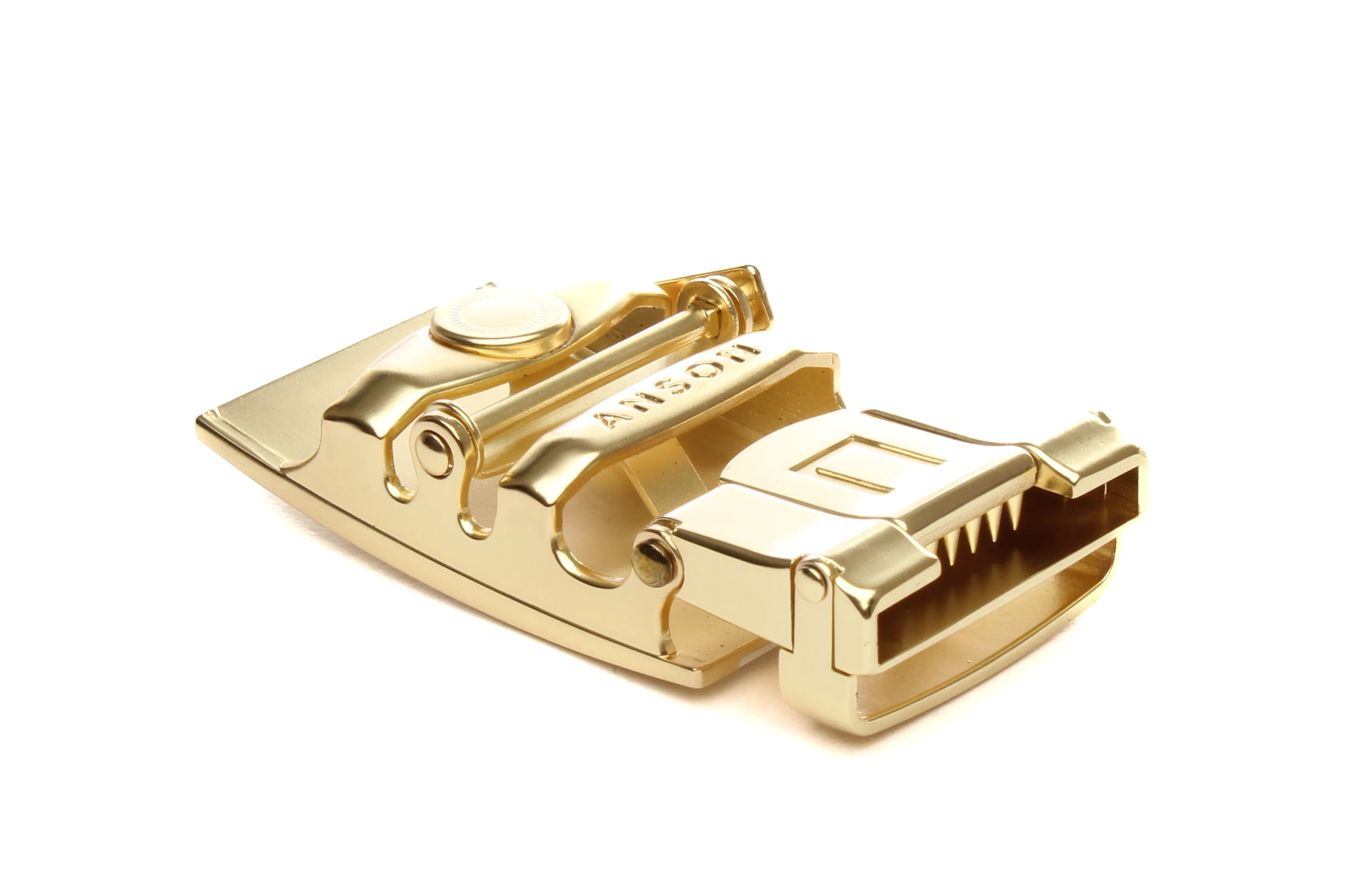 1.5" White Onyx Buckle in Gold - Image 3