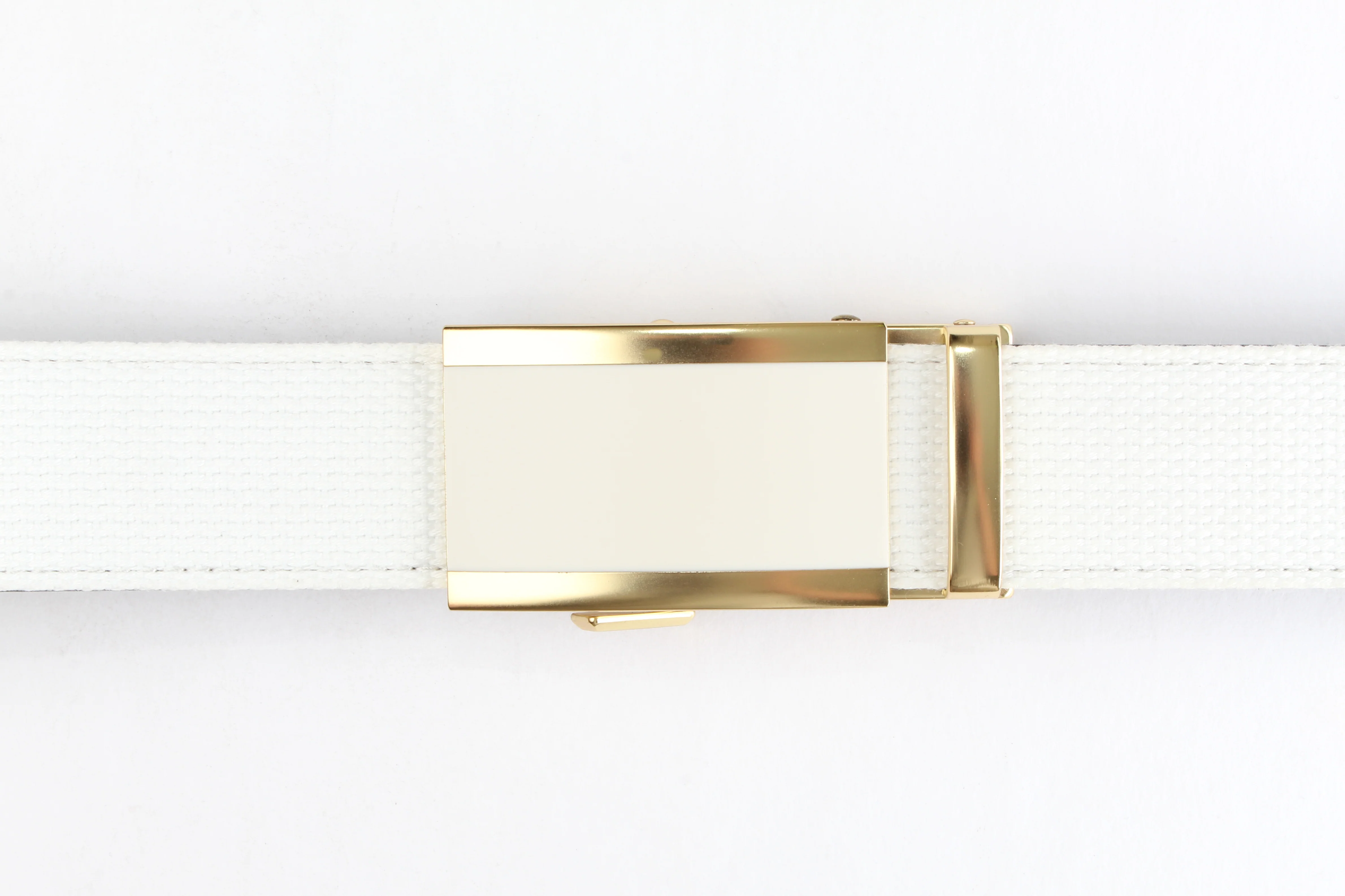 1.5" White Onyx Buckle in Gold - Image 6