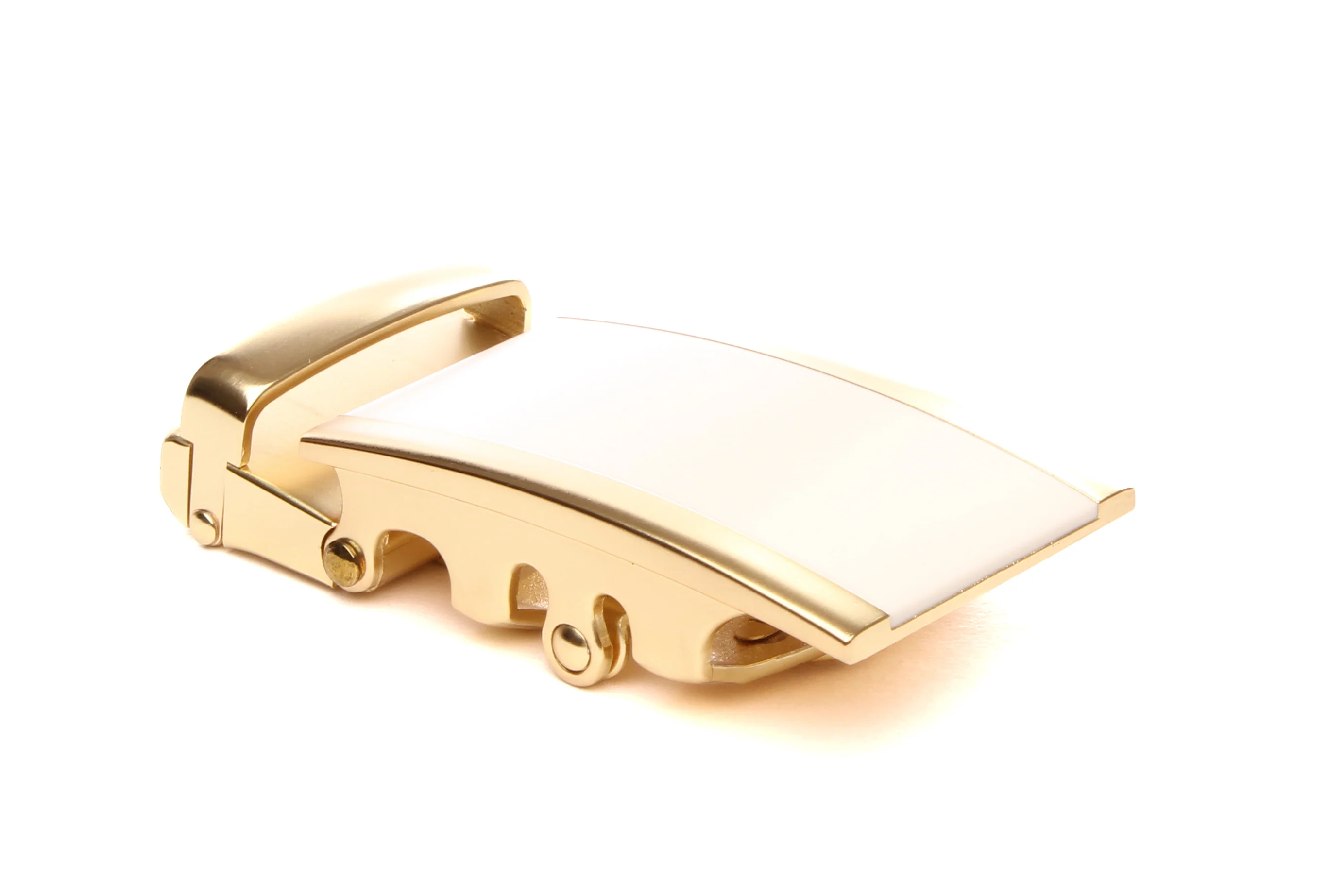 1.5" White Onyx Buckle in Gold - Image 7