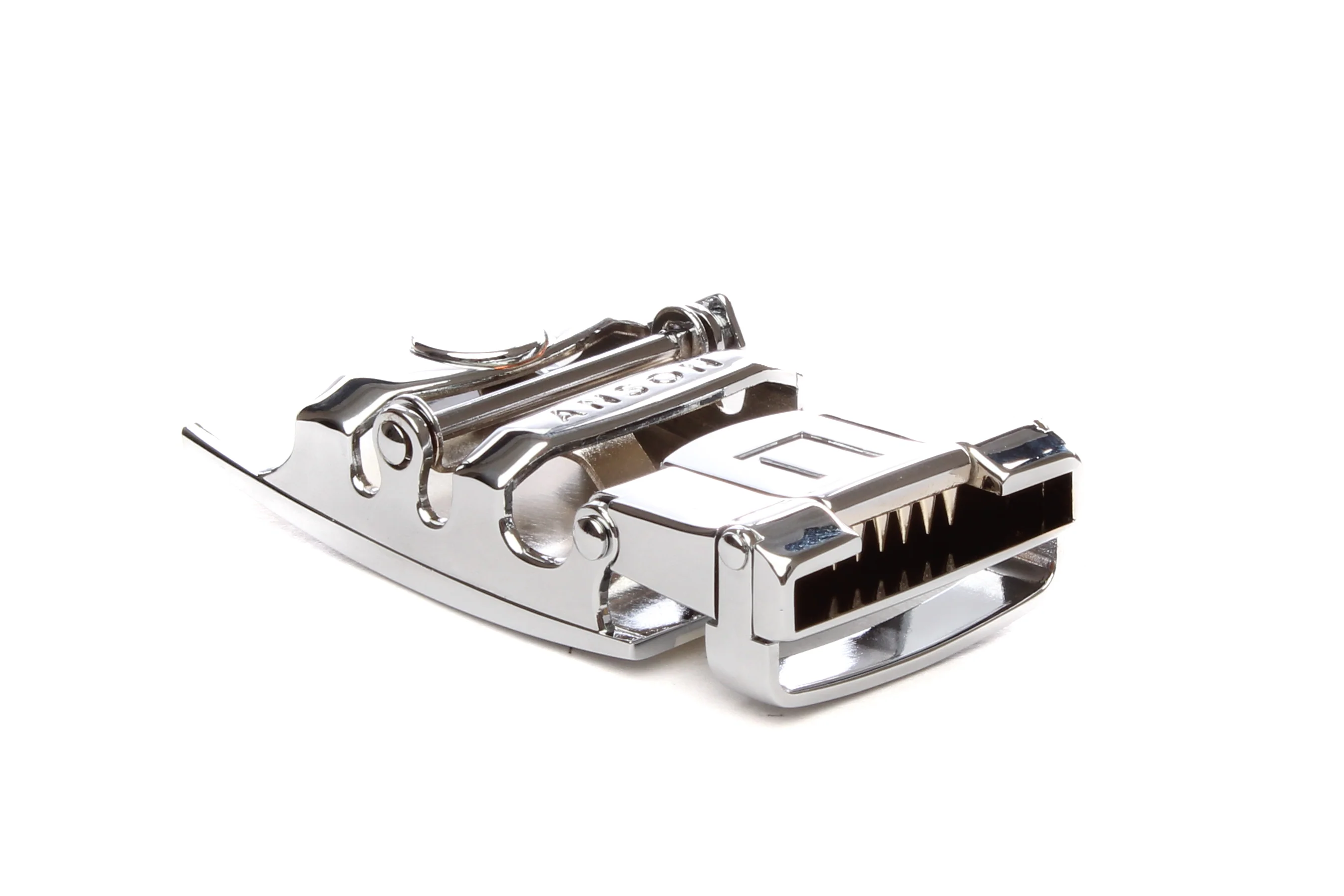 1.5" White Onyx Buckle in Silver - Image 4