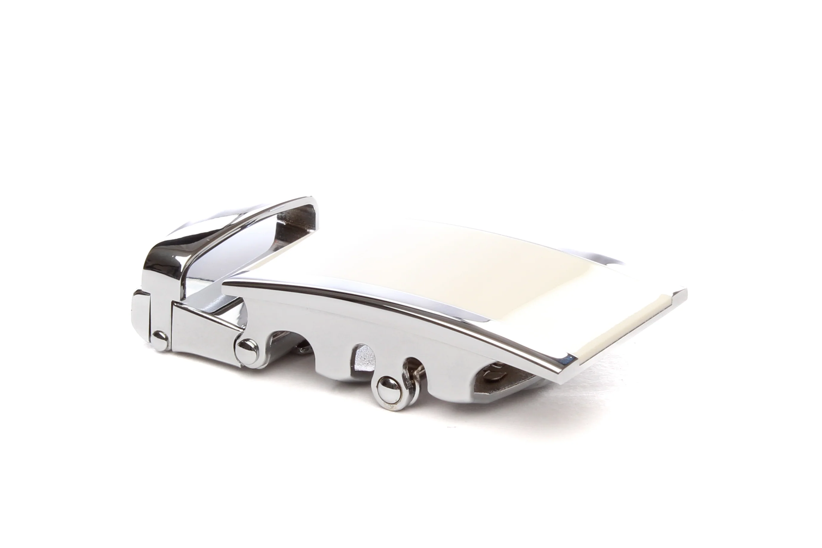 1.5" White Onyx Buckle in Silver - Image 7