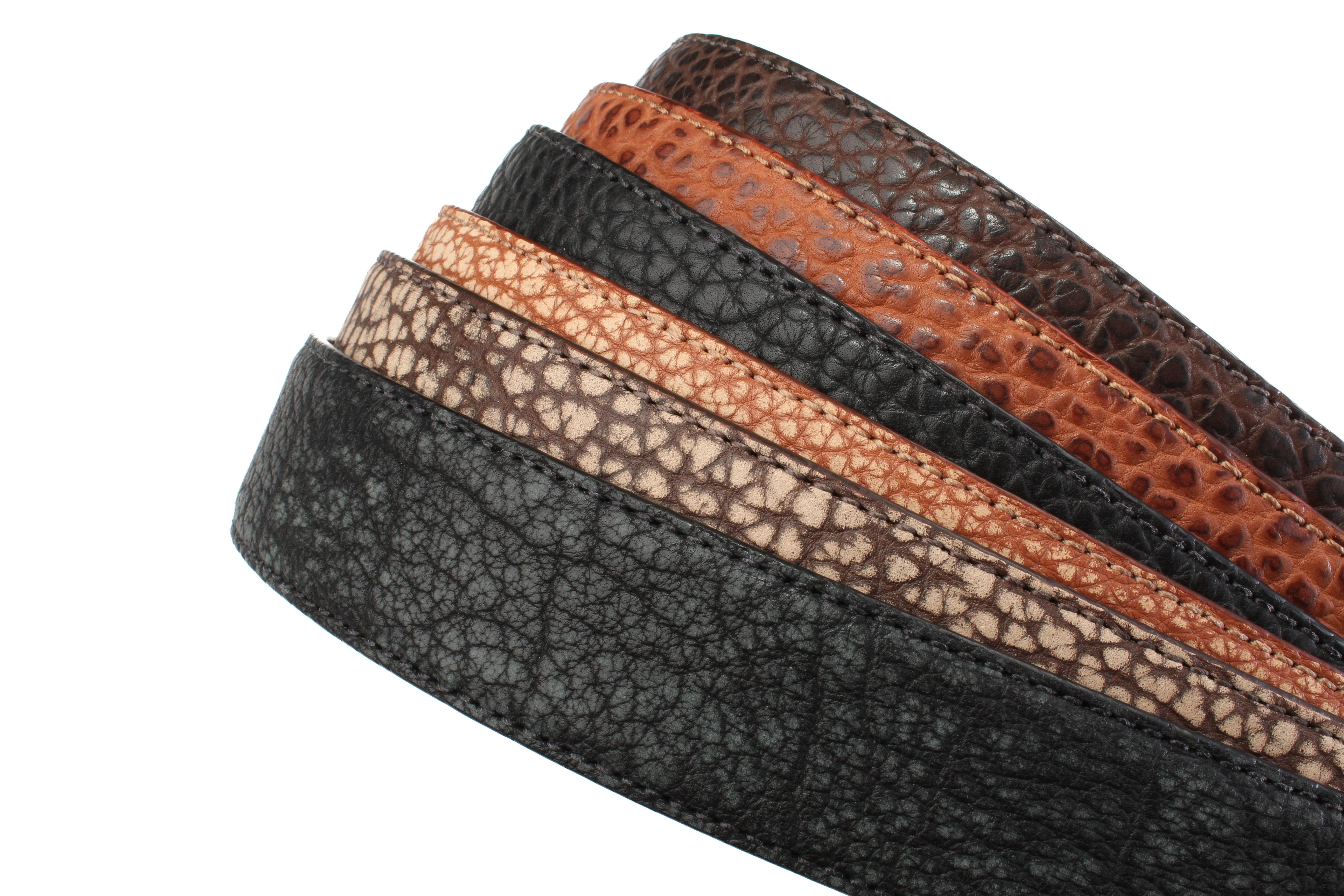 American Bison Leather / American Bison Suede Leather (strap only - 50" length) - Image 6