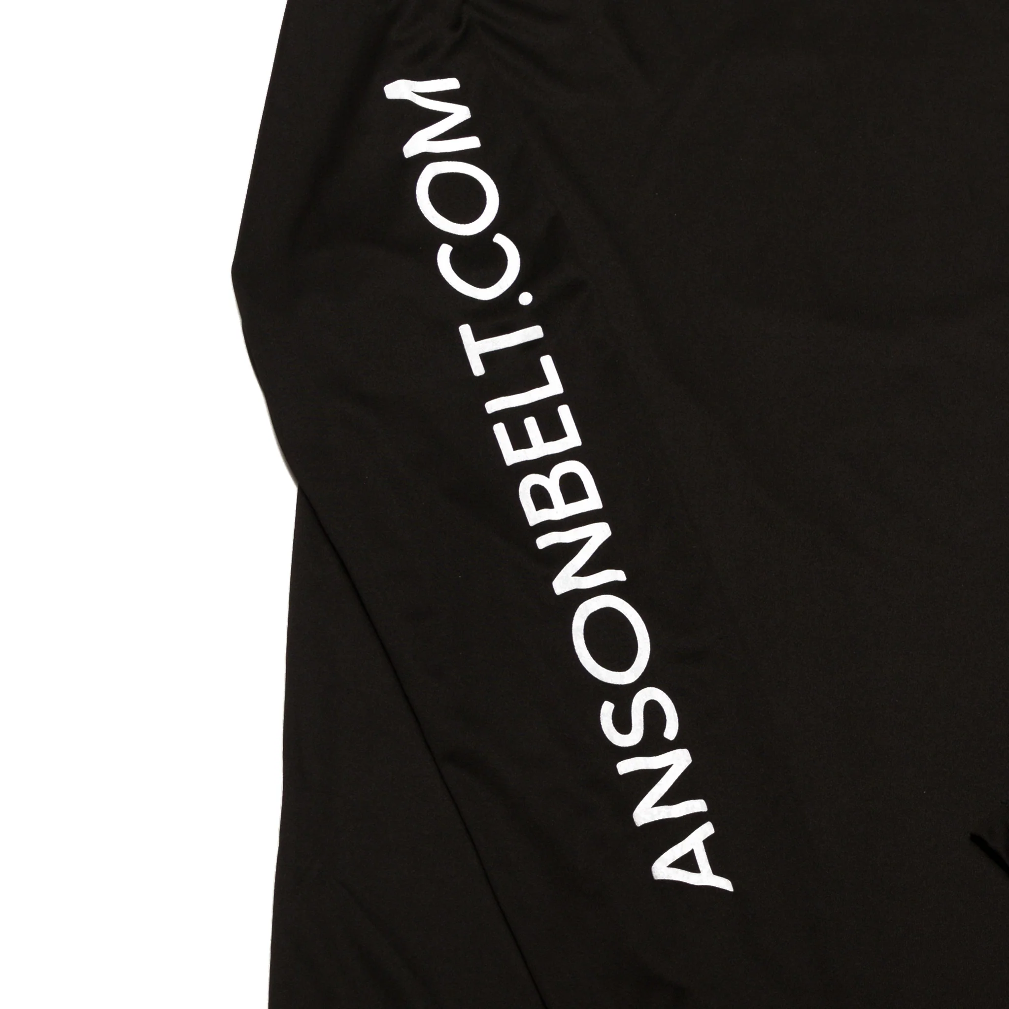 Black Anson Belt Performance Long Sleeve Tee w/ Hanes Sport™ Men's FreshIQ™ Cool DRI® technology - Image 4