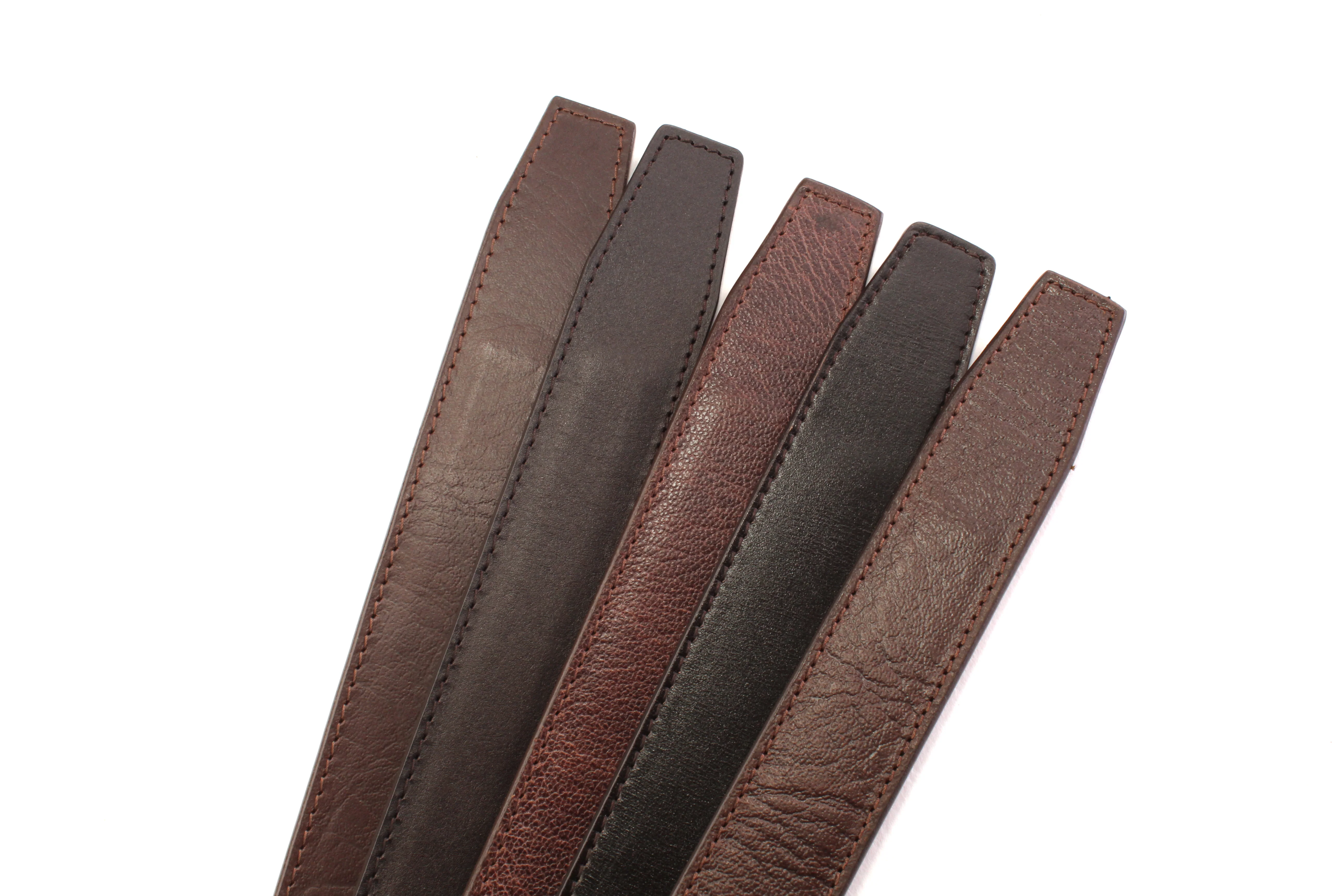 **FACTORY SECOND** 1.25" Brown Casual Leather - Mystery Strap - Image 2