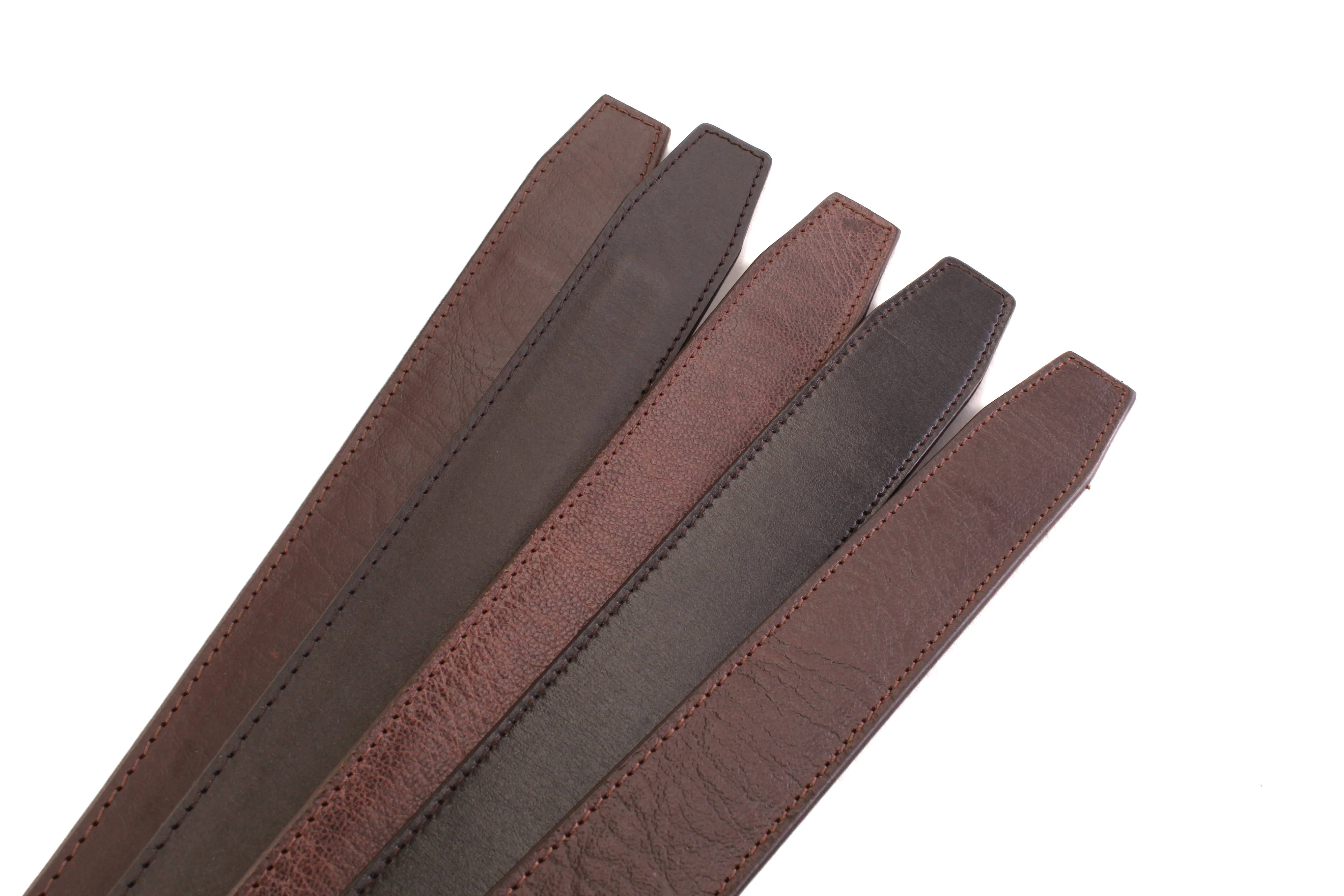 **FACTORY SECOND** 1.25" Brown Casual Leather - Mystery Strap - Image 3